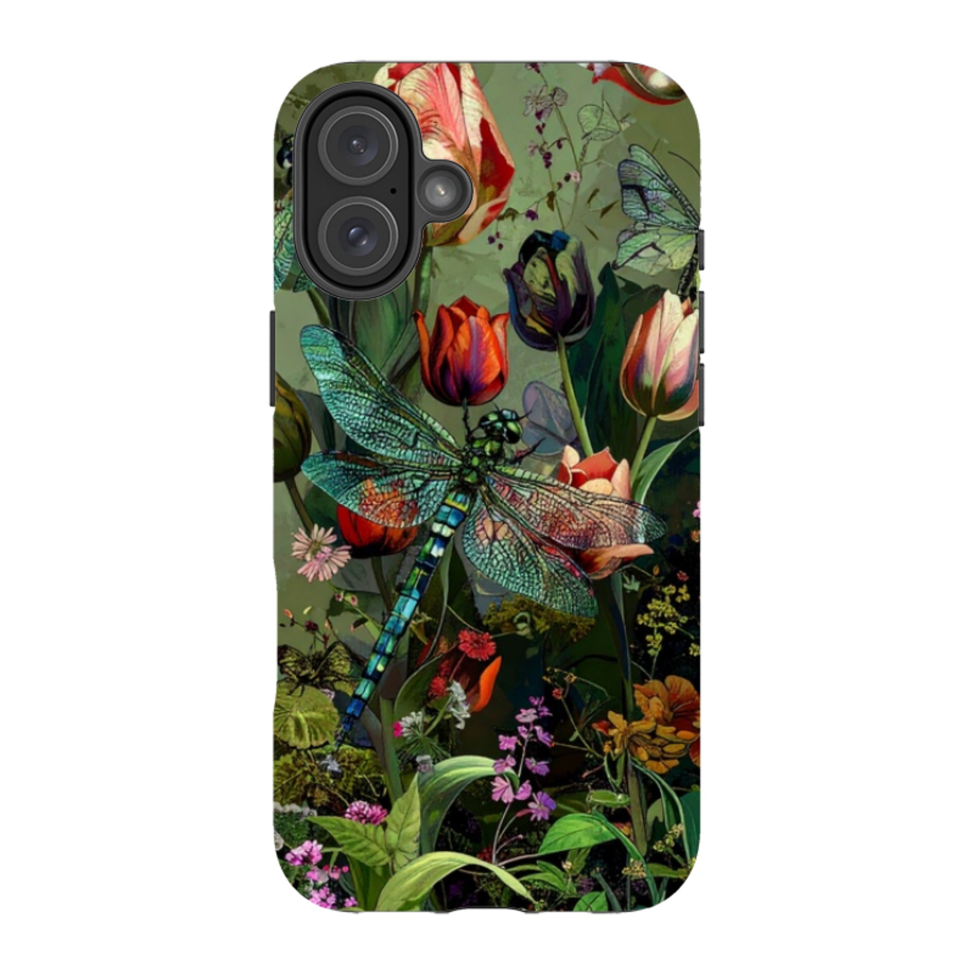 iPhone Tough Case - Green Vyne Dragonfly