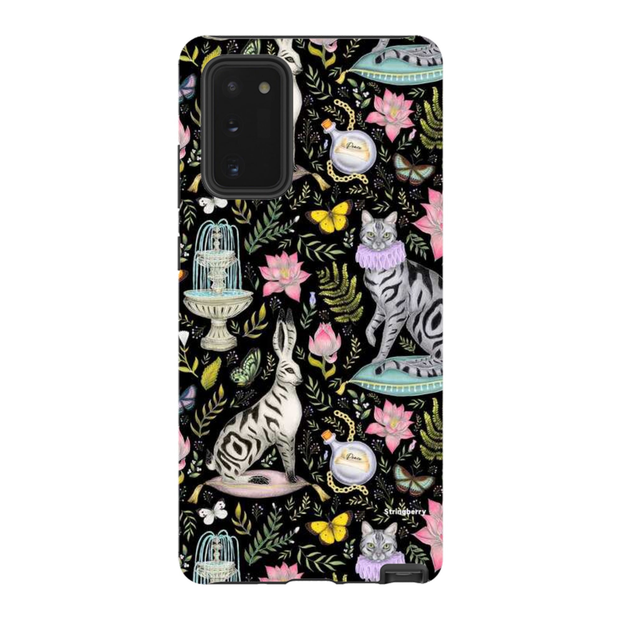Samsung Tough Case - Lotus Garden By Catherine Rowe