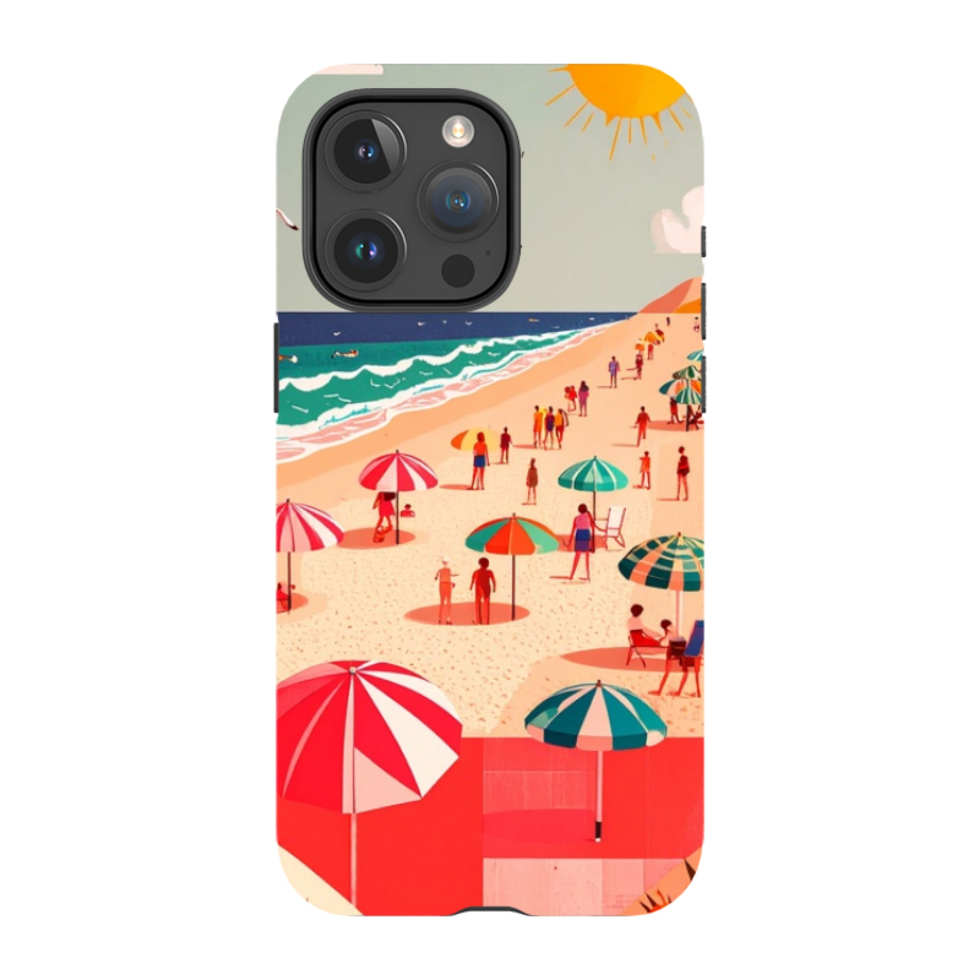 iPhone Tough Case - Mediterranean Beach