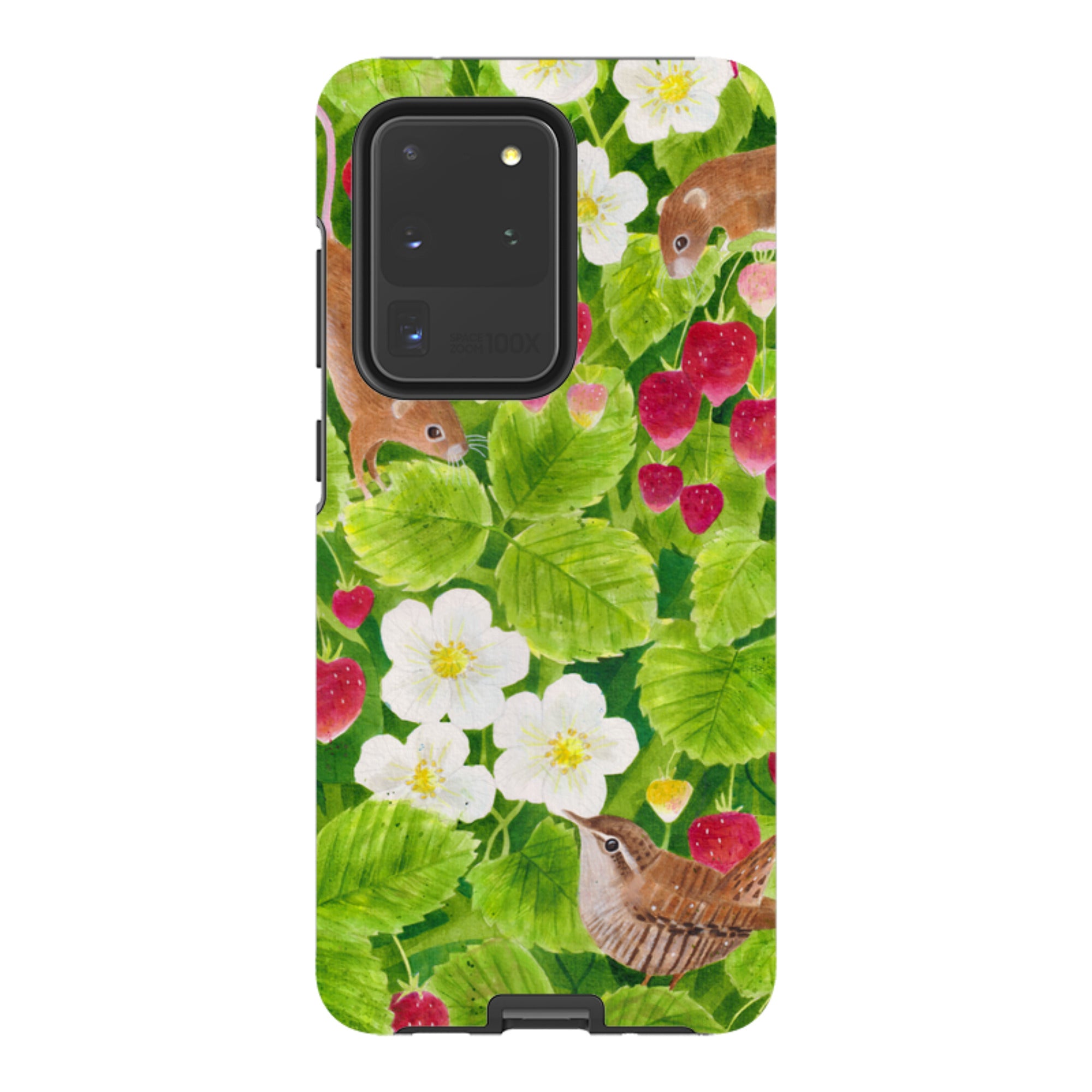 Samsung Tough Case - Strawberry Thieves By Bex Parkin
