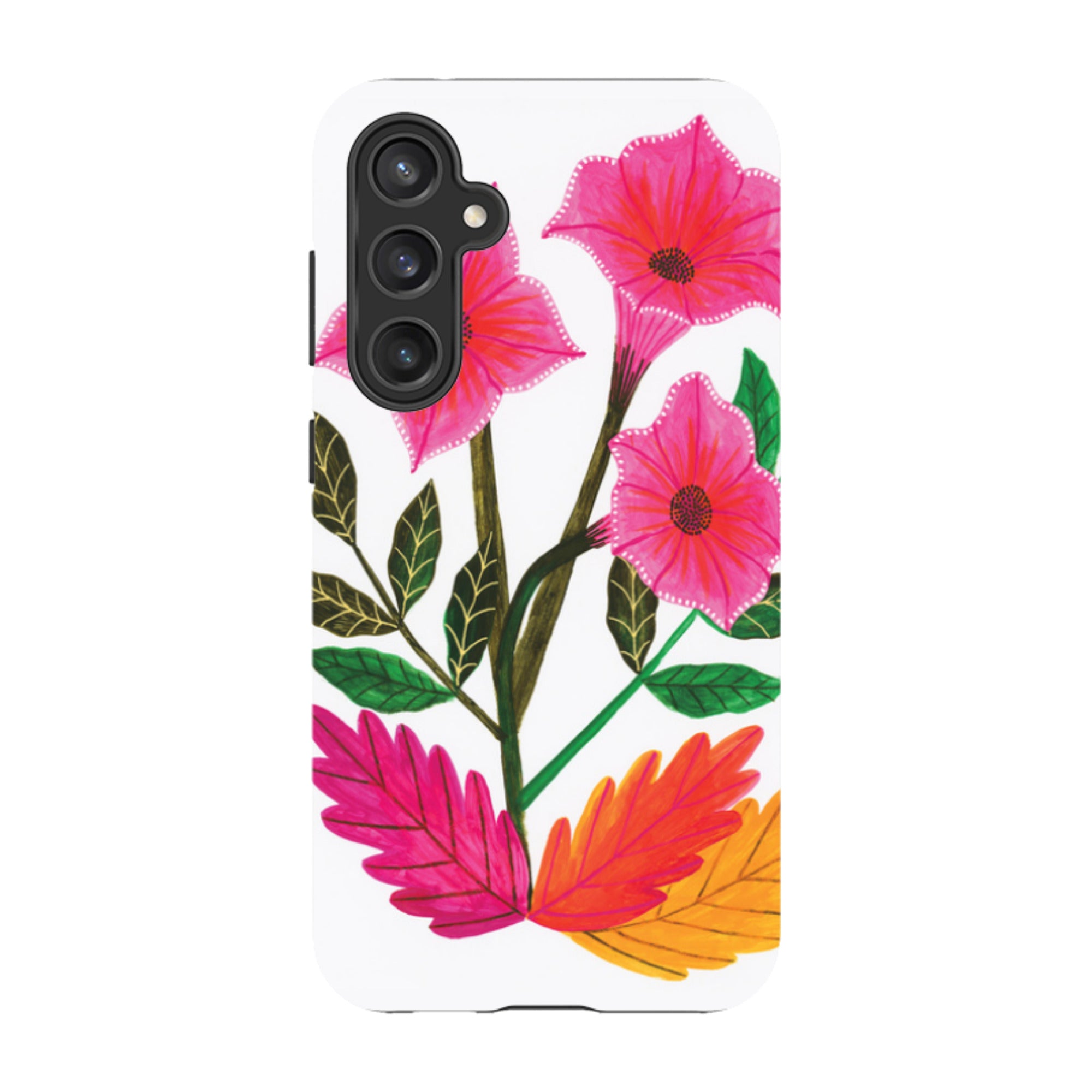 Samsung Tough Case - Trumpet Flowers By Lee Foster Wilson