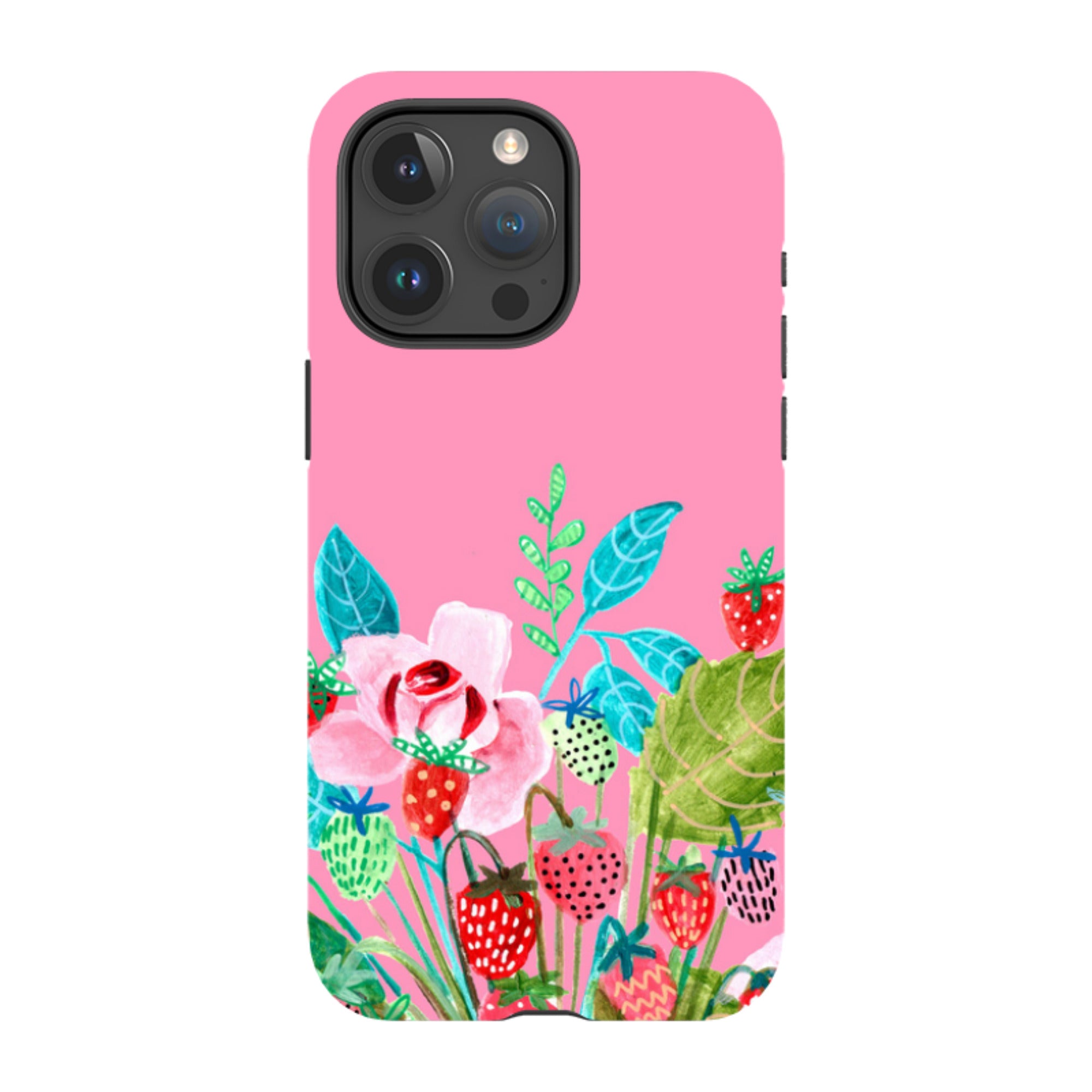 iPhone MagSafe Tough Case -  Pink Colour Floral By Caroline Bonne Muller