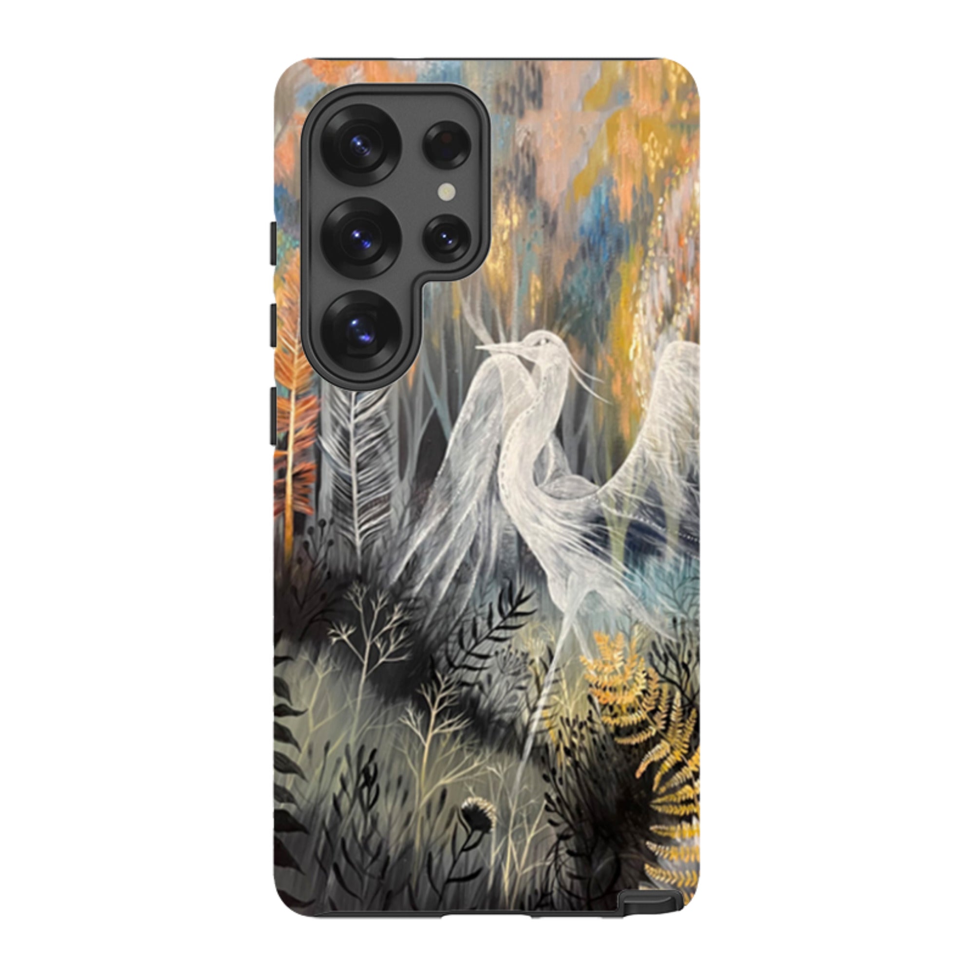 Samsung Tough Case - Ghost Heron By Mia Underwood
