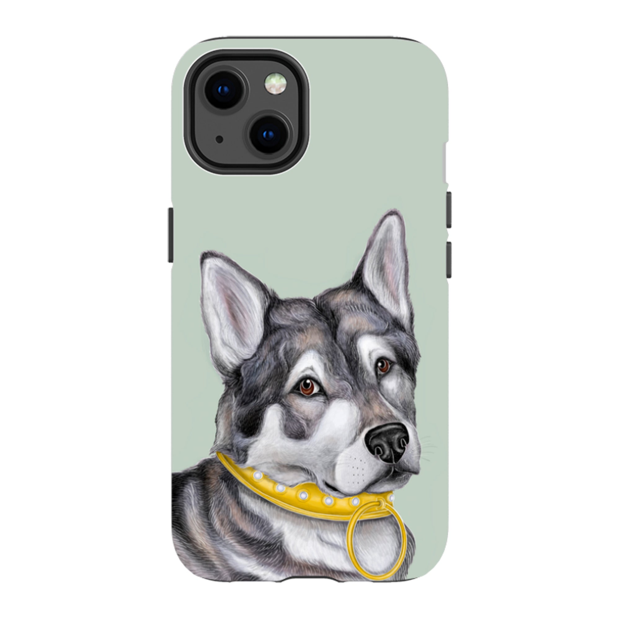 iPhone MagSafe Tough Case - Huskey By Catherine Rowe