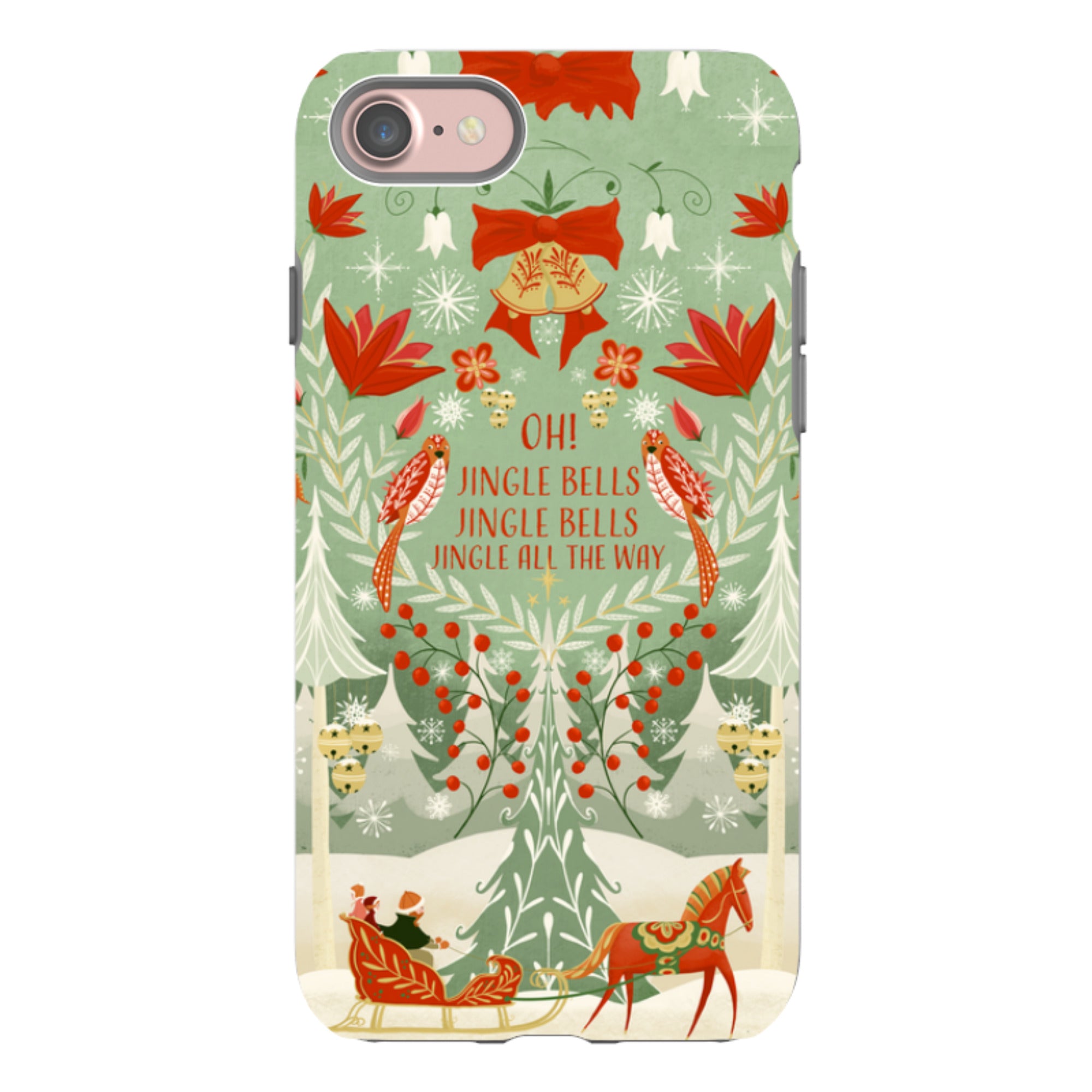 iPhone Tough Case - Jingle Bells By Maja Lindberg