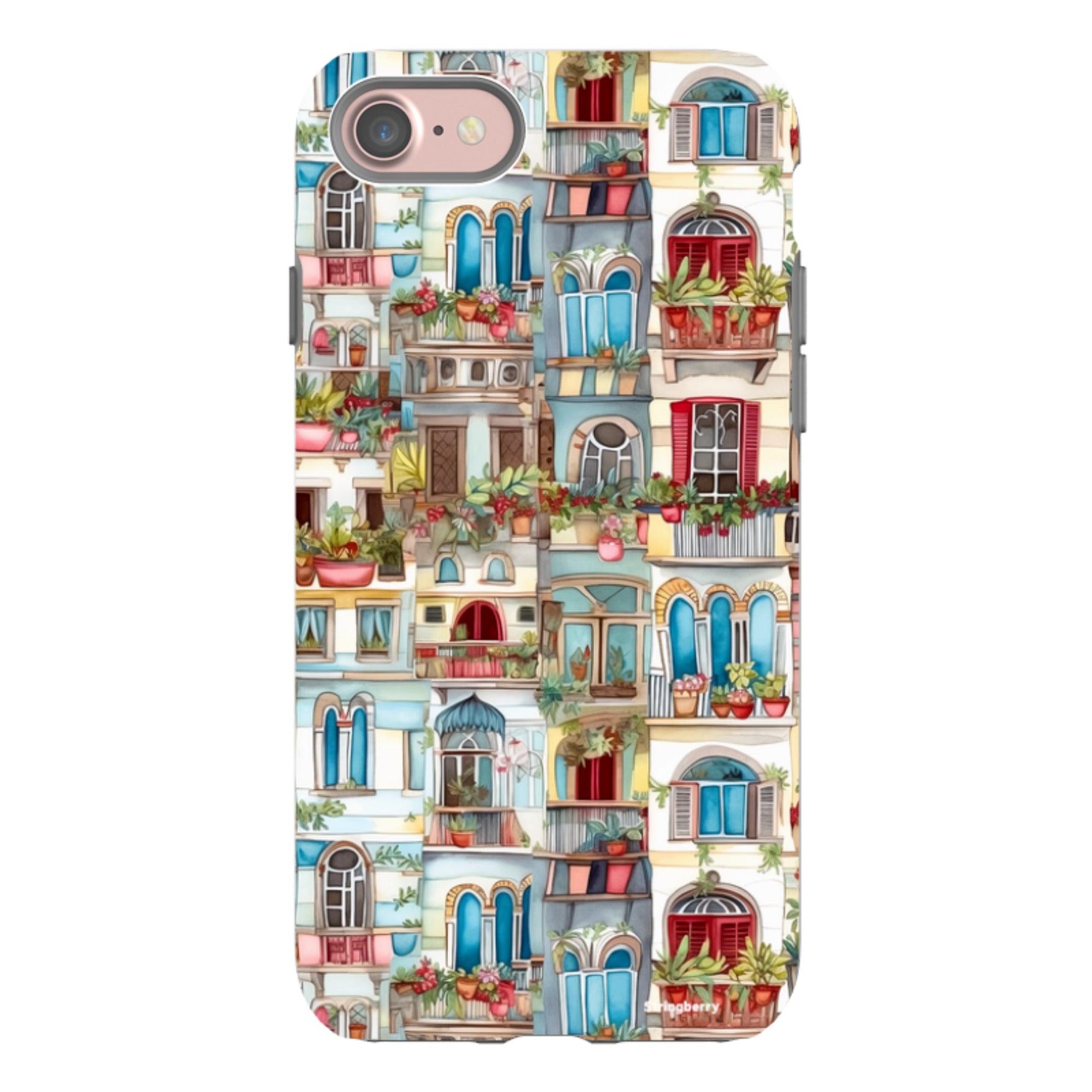 iPhone Tough Case - Floral Balcony II