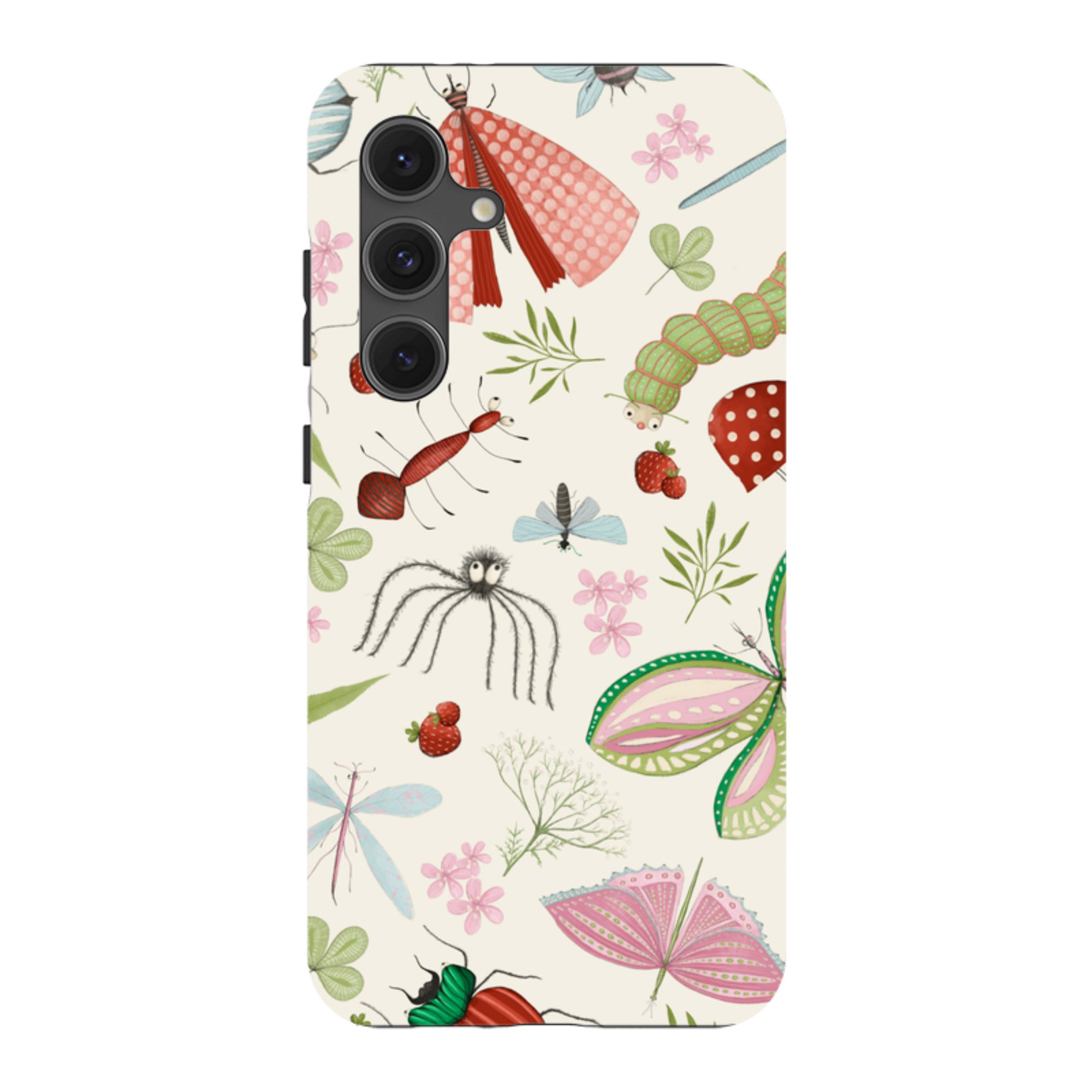 Samsung Tough Case - Insects Pattern By Maja Lindberg