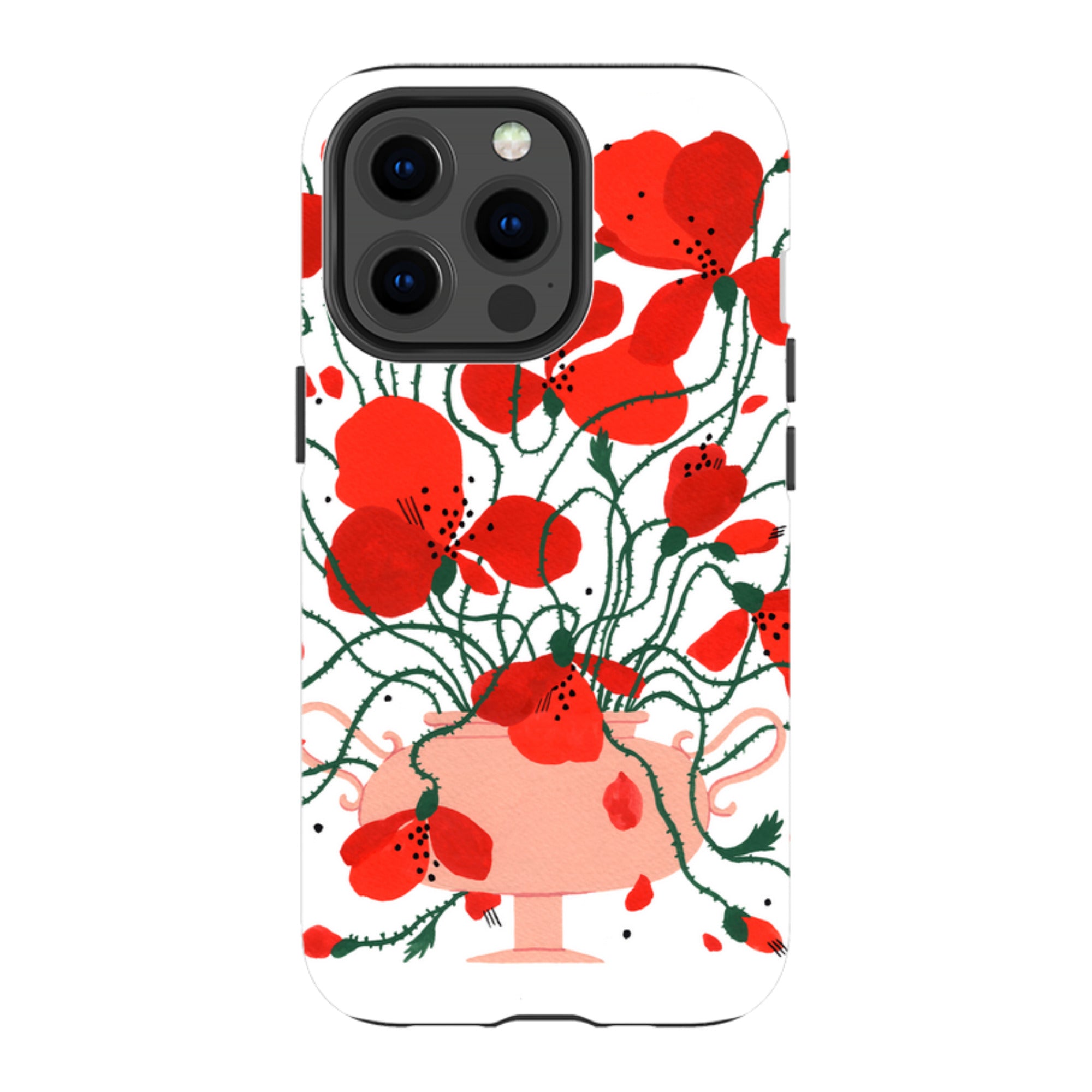 iPhone Tough Case - Poppies By Madalina Andronic