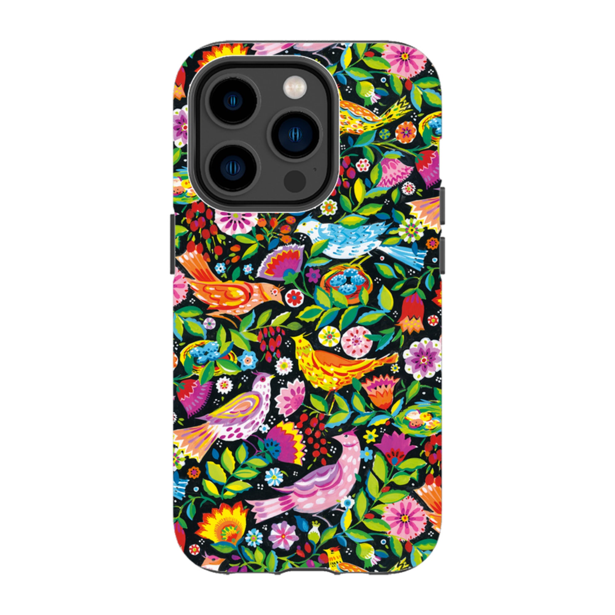 iPhone Tough Case - Folk Birds By Sarah Campbell