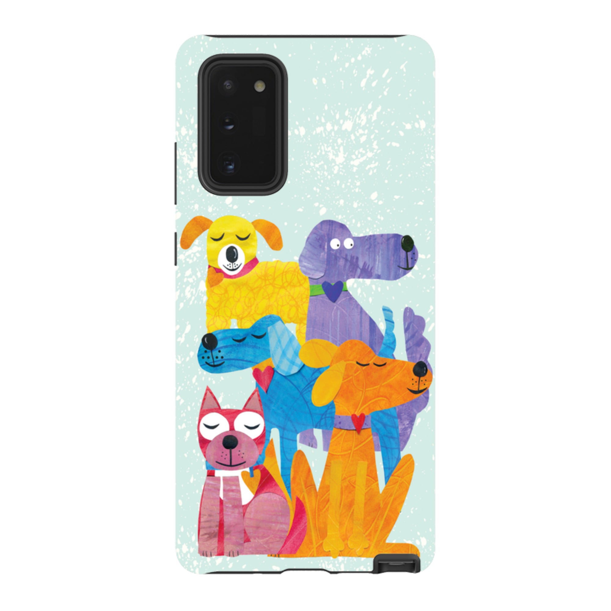 Samsung Tough Case - Patch Work Pups By Tracey English