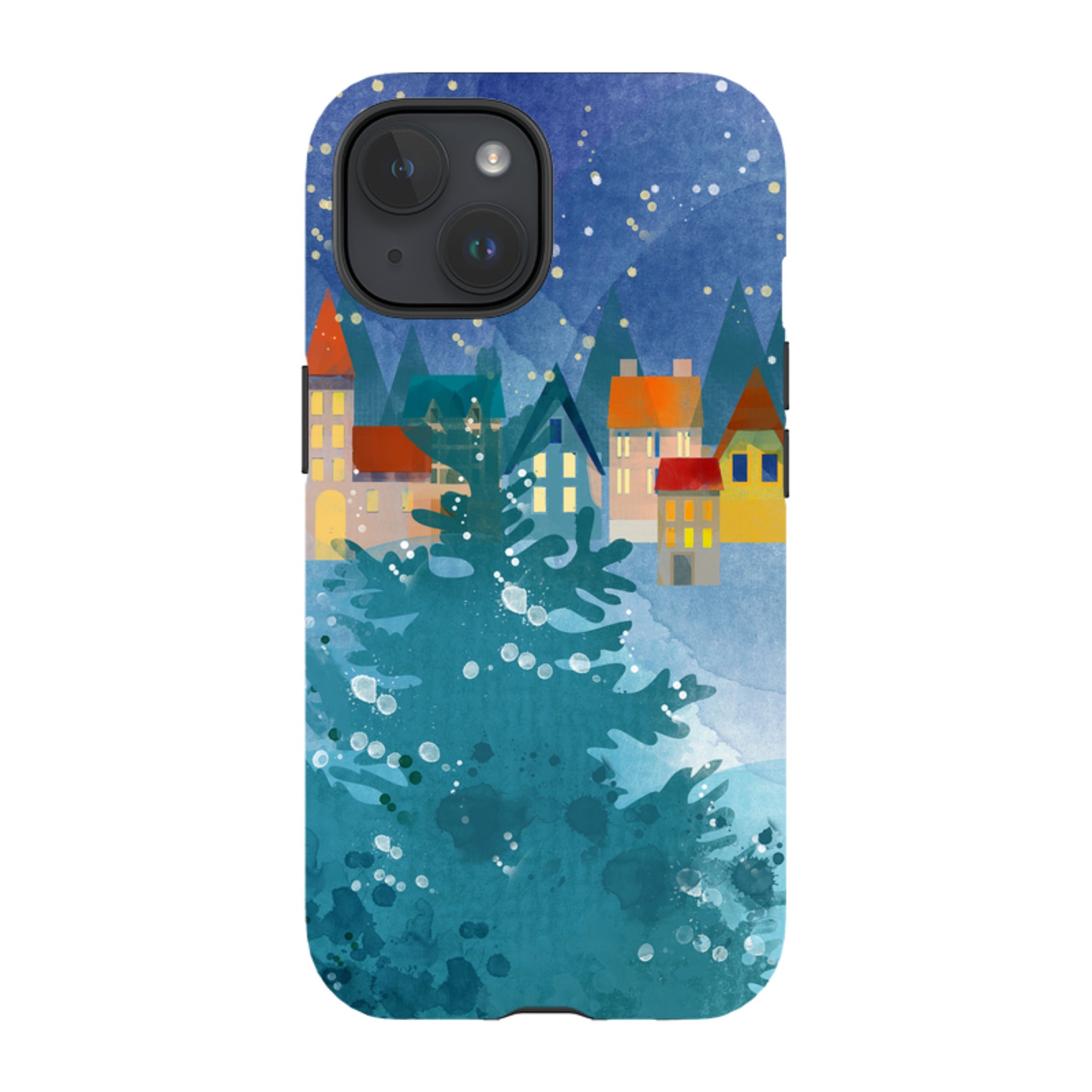 iPhone Tough Case - Winter Town