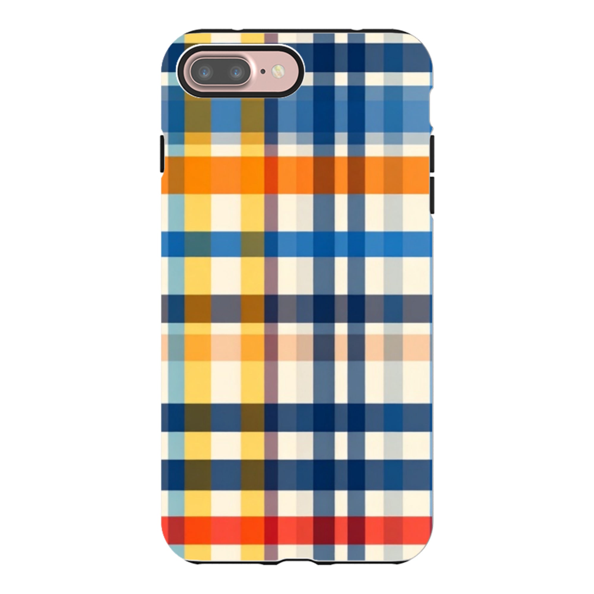 iPhone Tough Case - Barcelona Gingham
