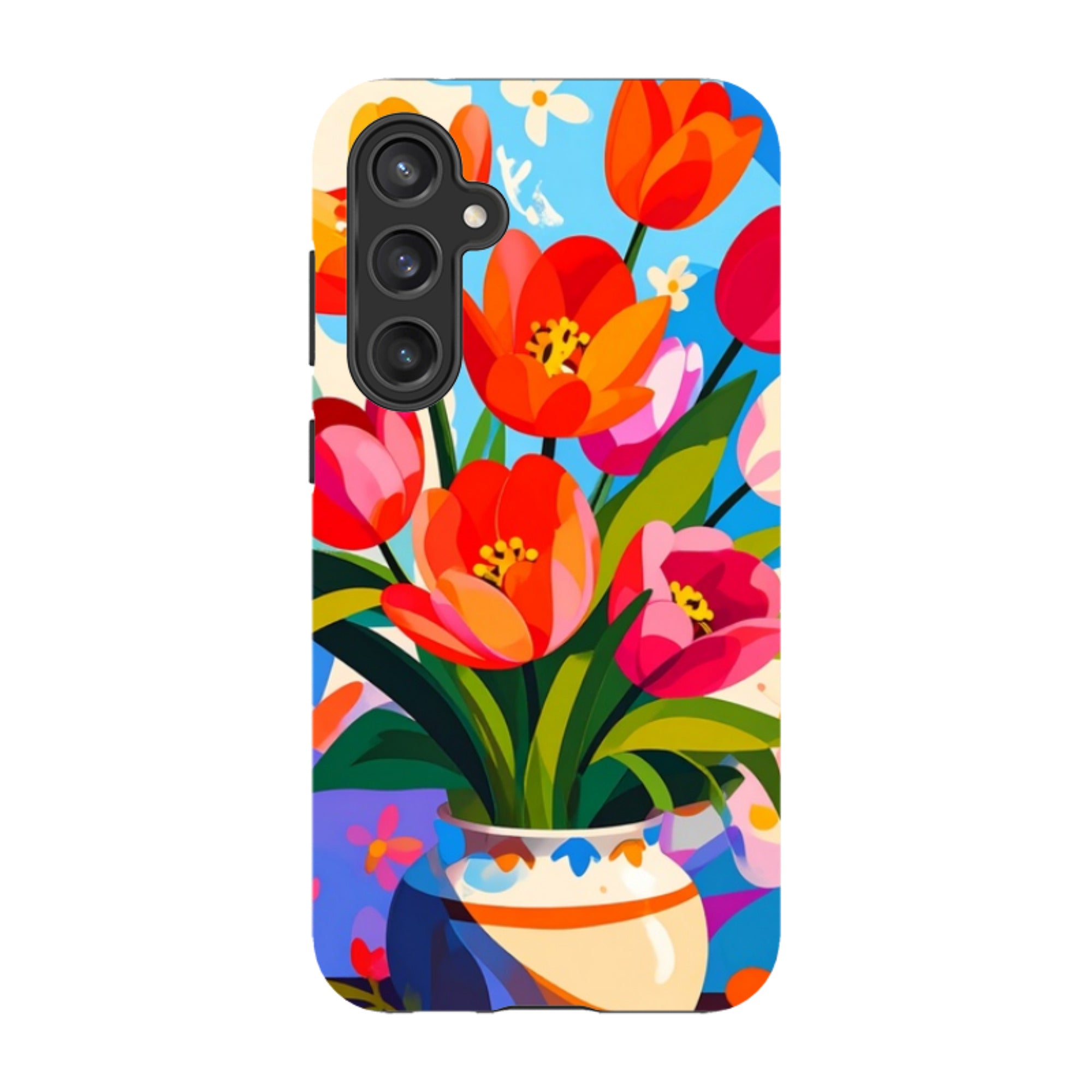 Samsung Tough Case - Tulip Pot Floral