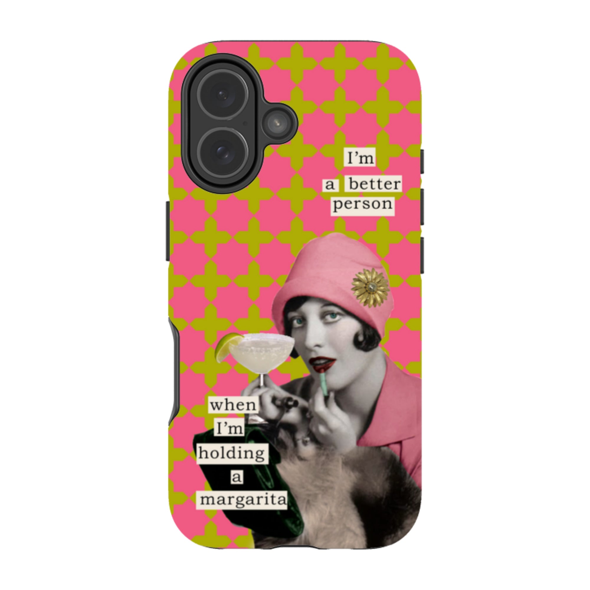 iPhone Tough Case - I'm A Better Person By Clare Jordan