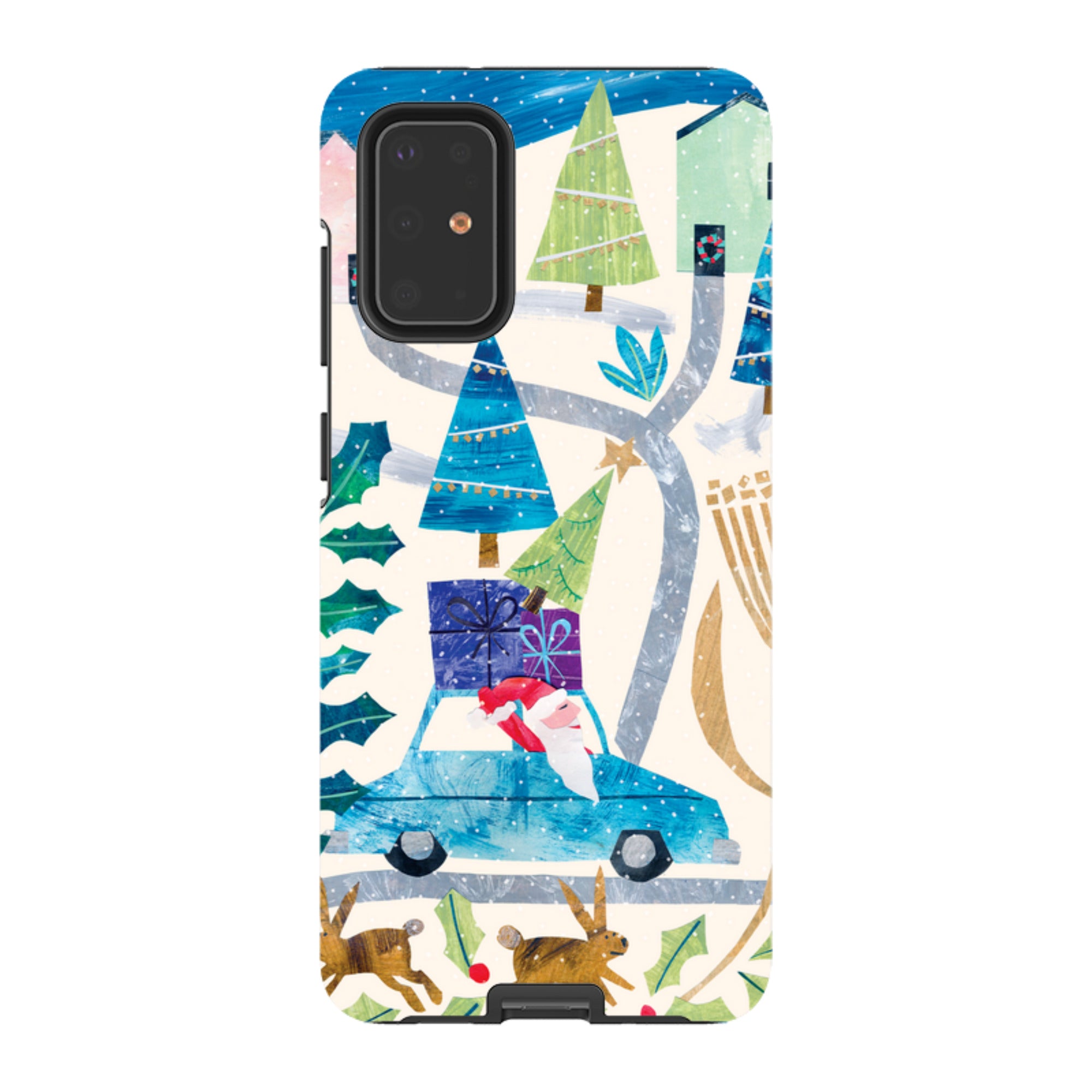 Samsung Tough Case - Santa Driving Home By Tracey English
