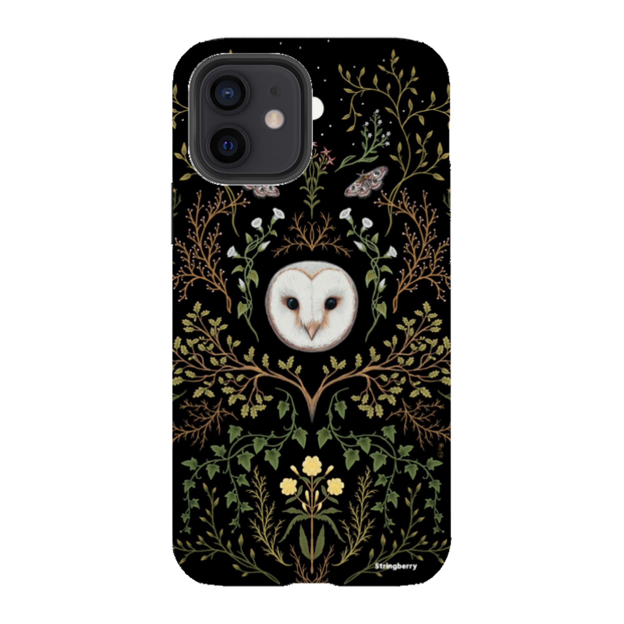 iPhone Tough Case - Owl Pattern By Anna Stead