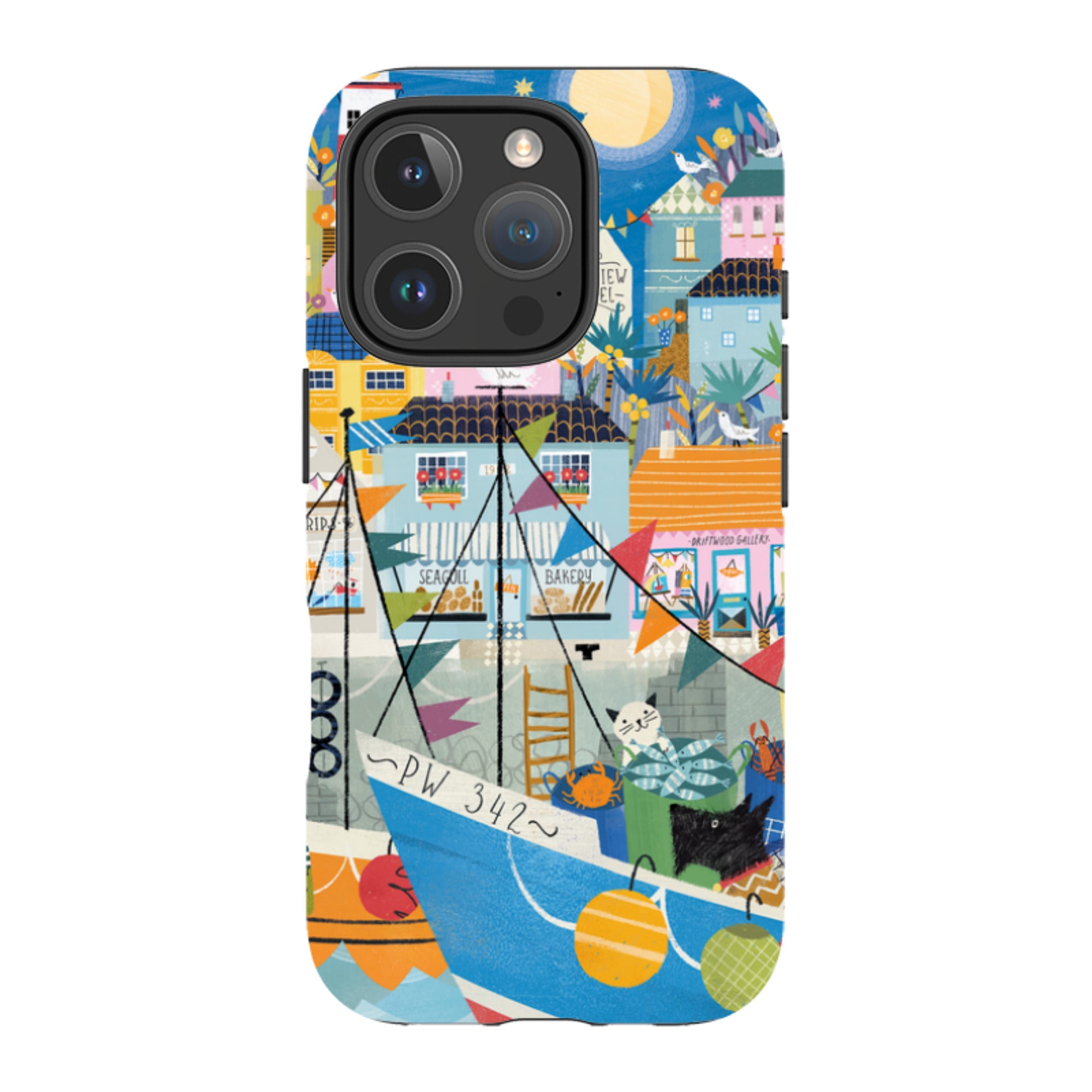 iPhone MagSafe Tough Case - Night Harbour 1 By Ali Brookes
