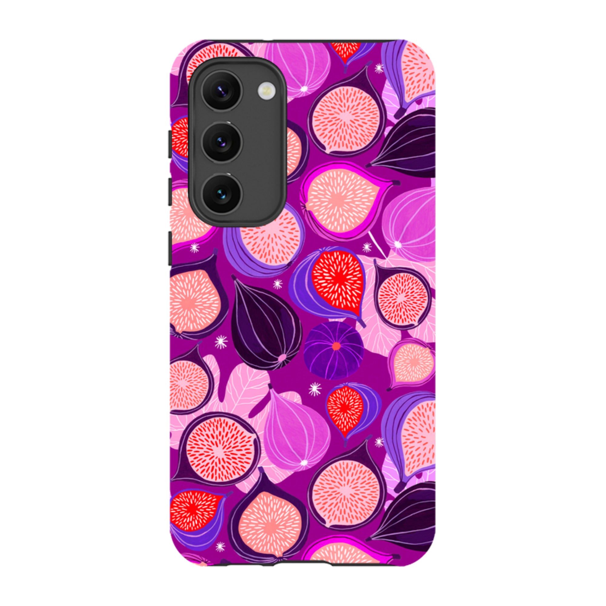Samsung Tough Case - Ficolino Purple Pattern By Madalina Andronic