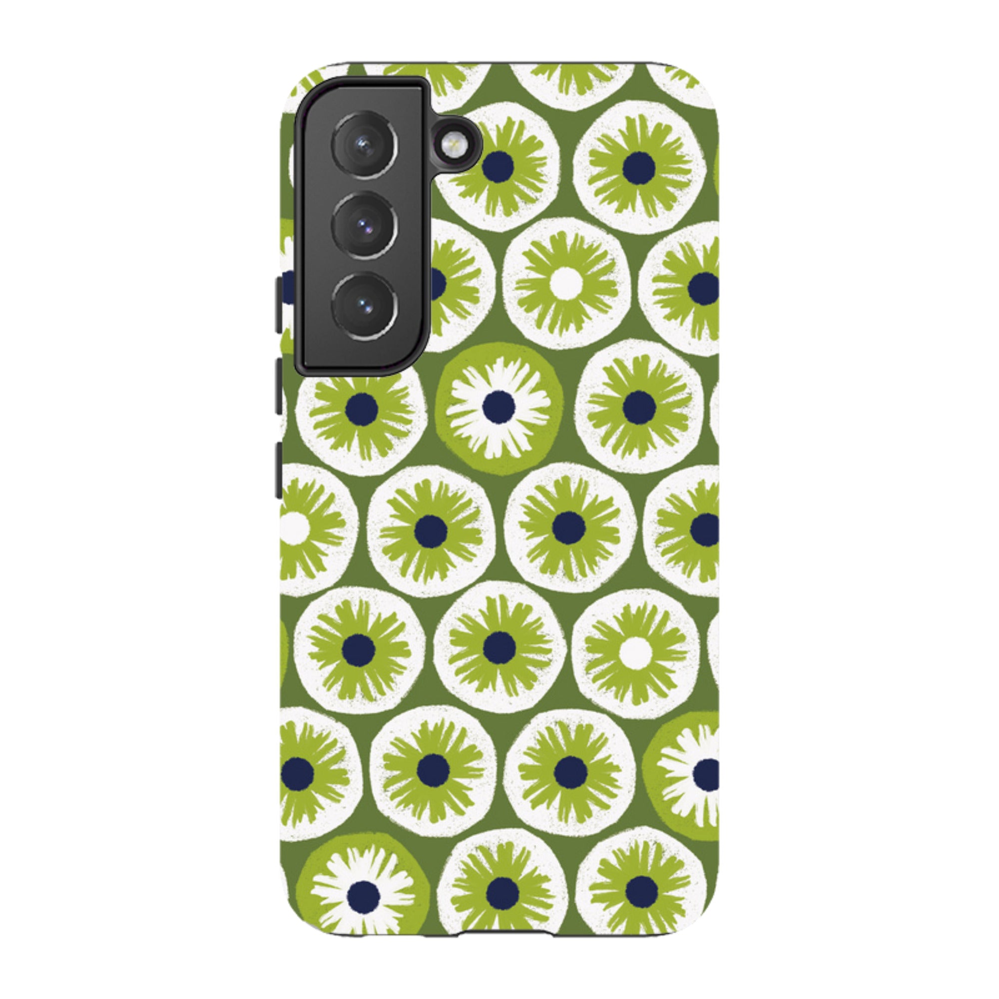 Samsung Tough Case - Penny Flowers Green By Ali Brookes