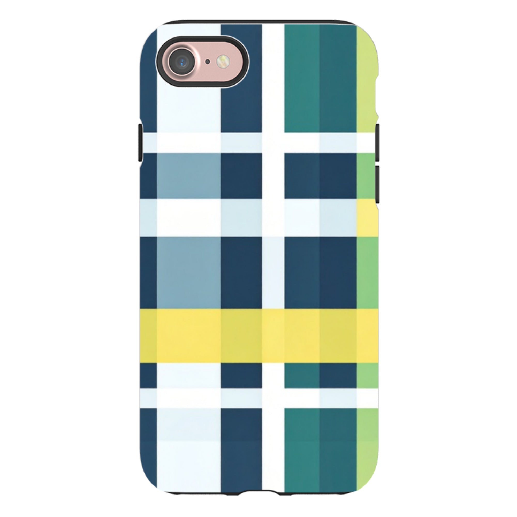 iPhone Tough Case - Forest Gingham