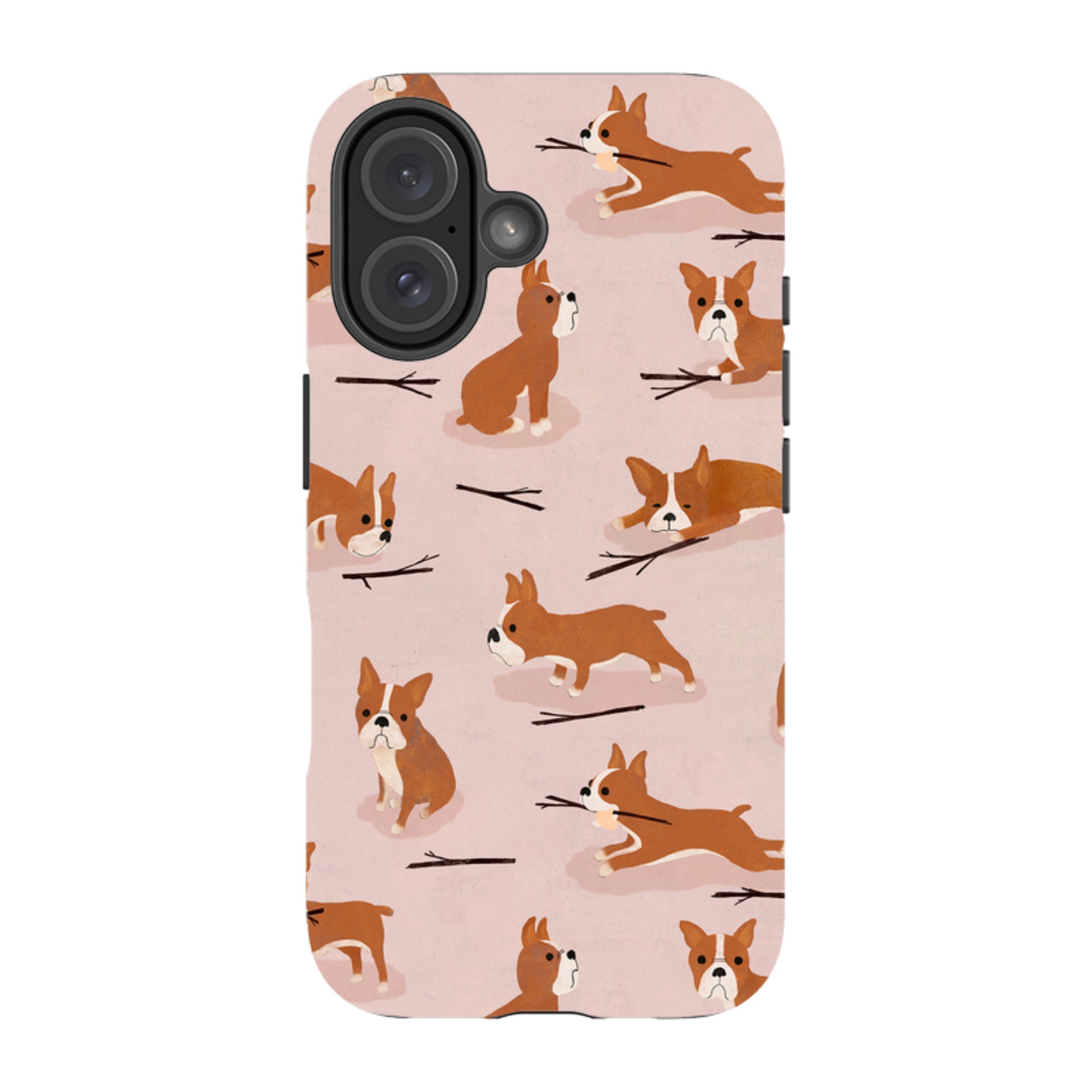 iPhone MagSafe Tough Case -  Boston Terrier By Katherine Quinn