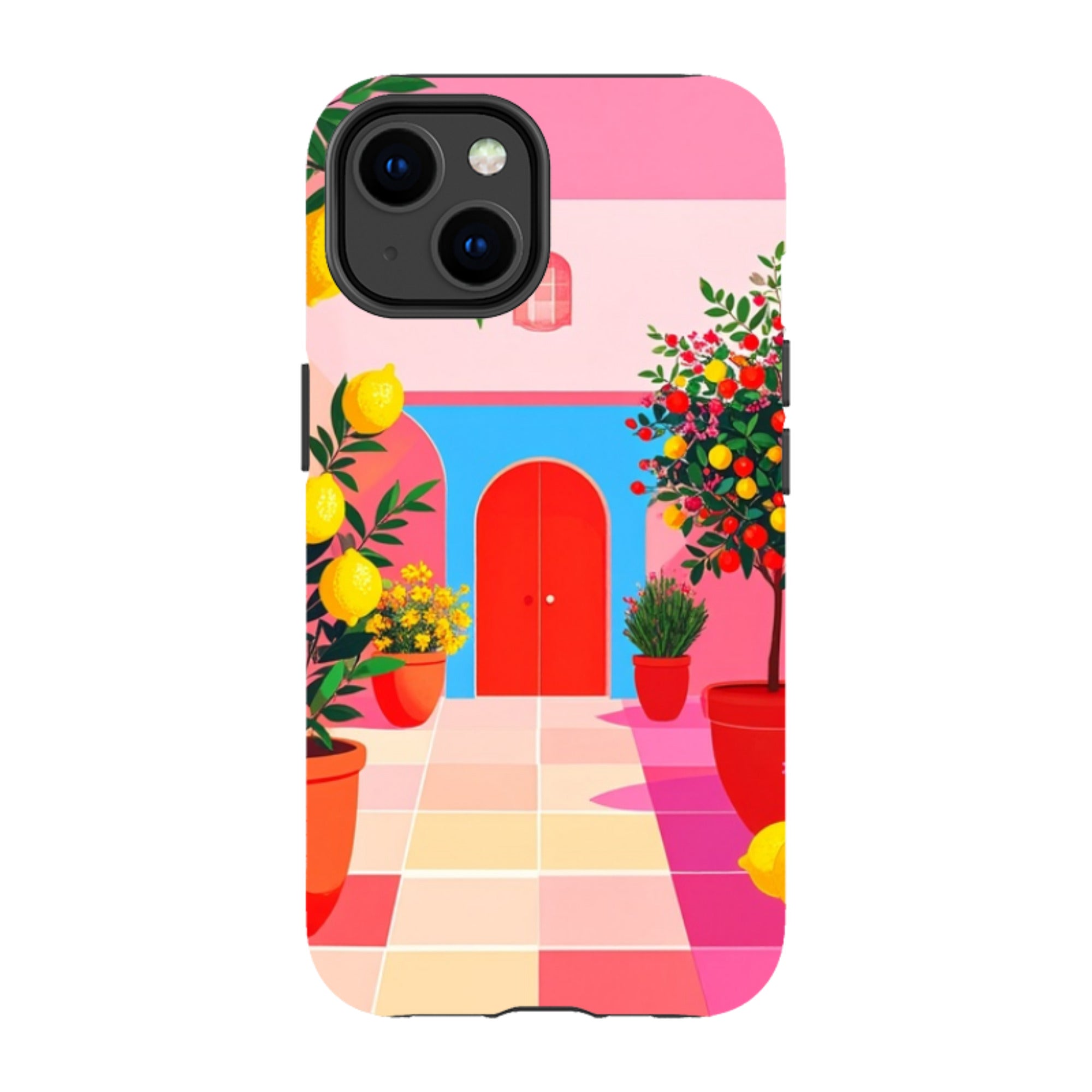 iPhone Tough Case - Red Garden