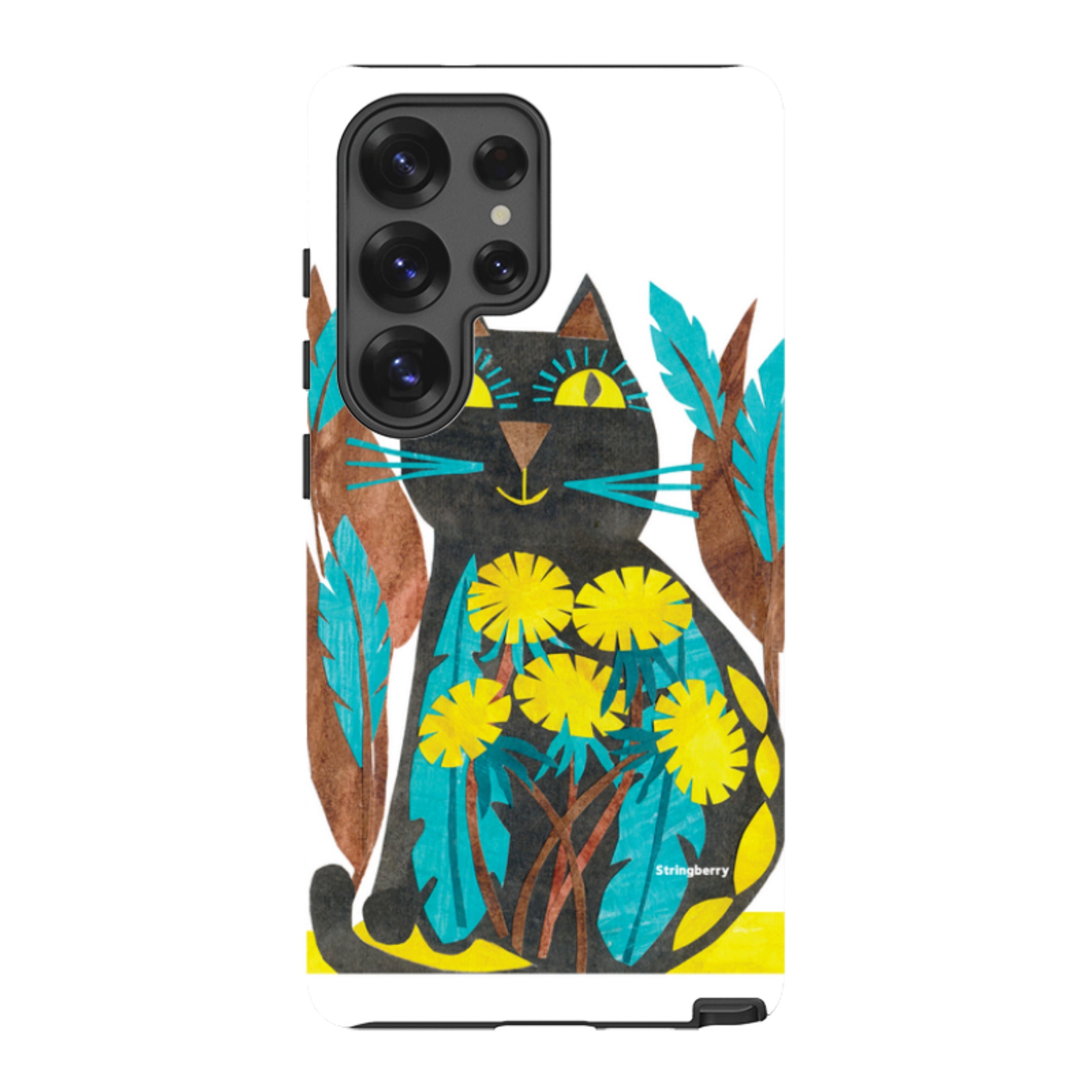 Samsung Tough Case - Folk Cat By Tracey English