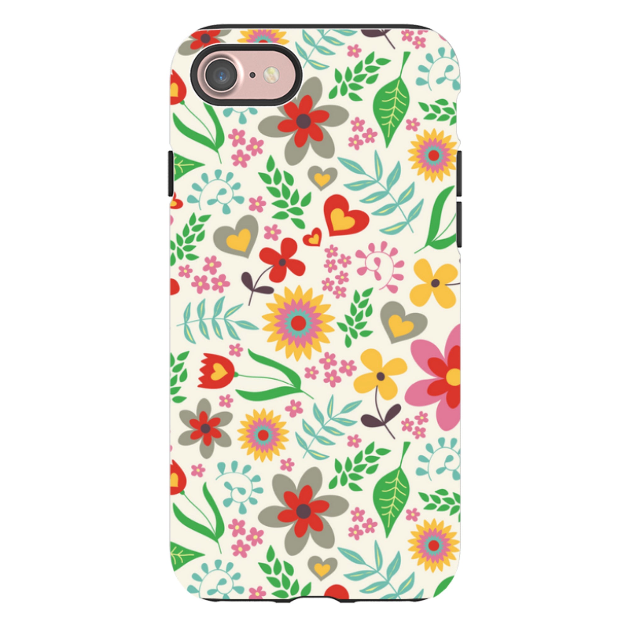 iPhone Tough Case - Folky Floral By Suzy Taylor