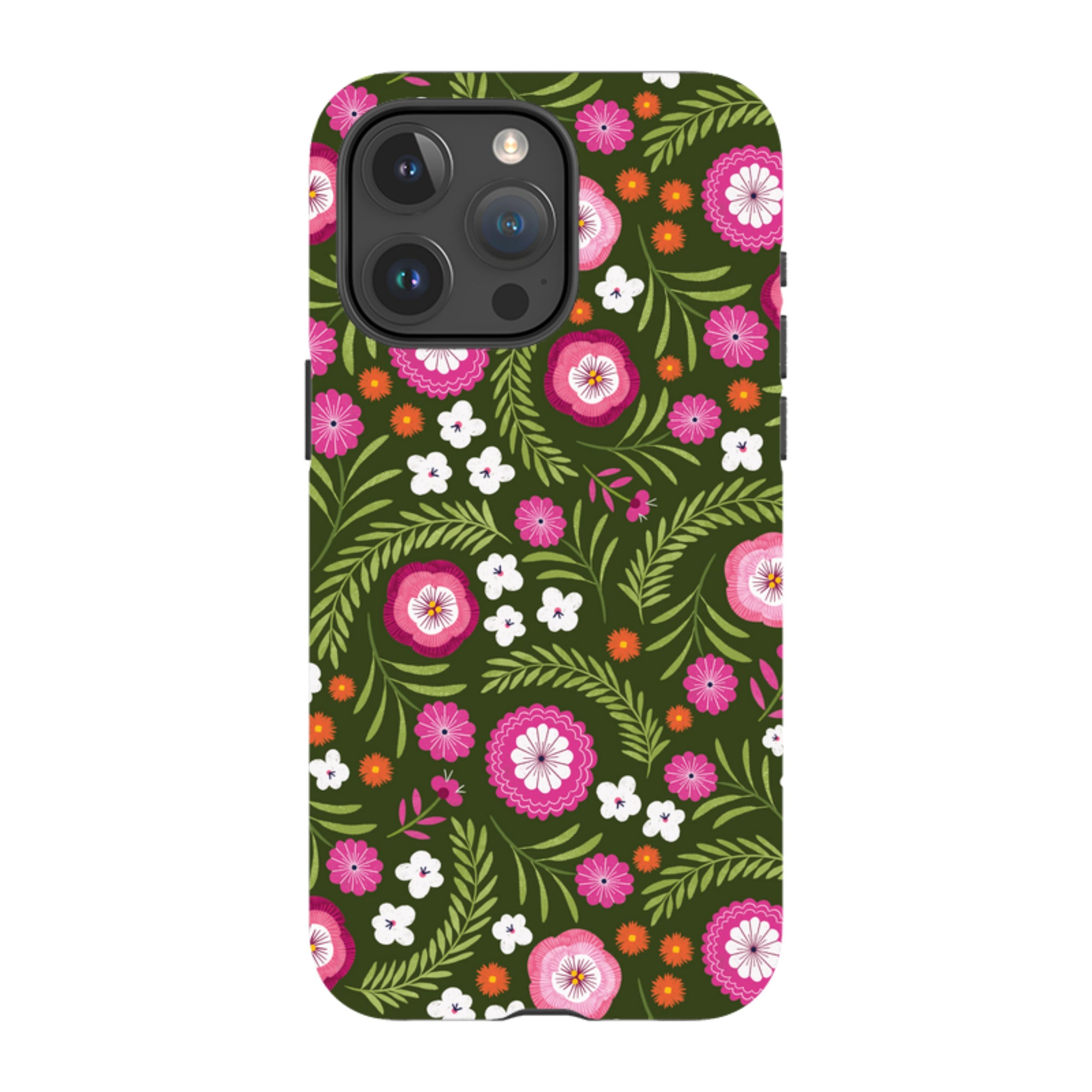 iPhone Tough Case - Posy Garden II By Ali Brookes