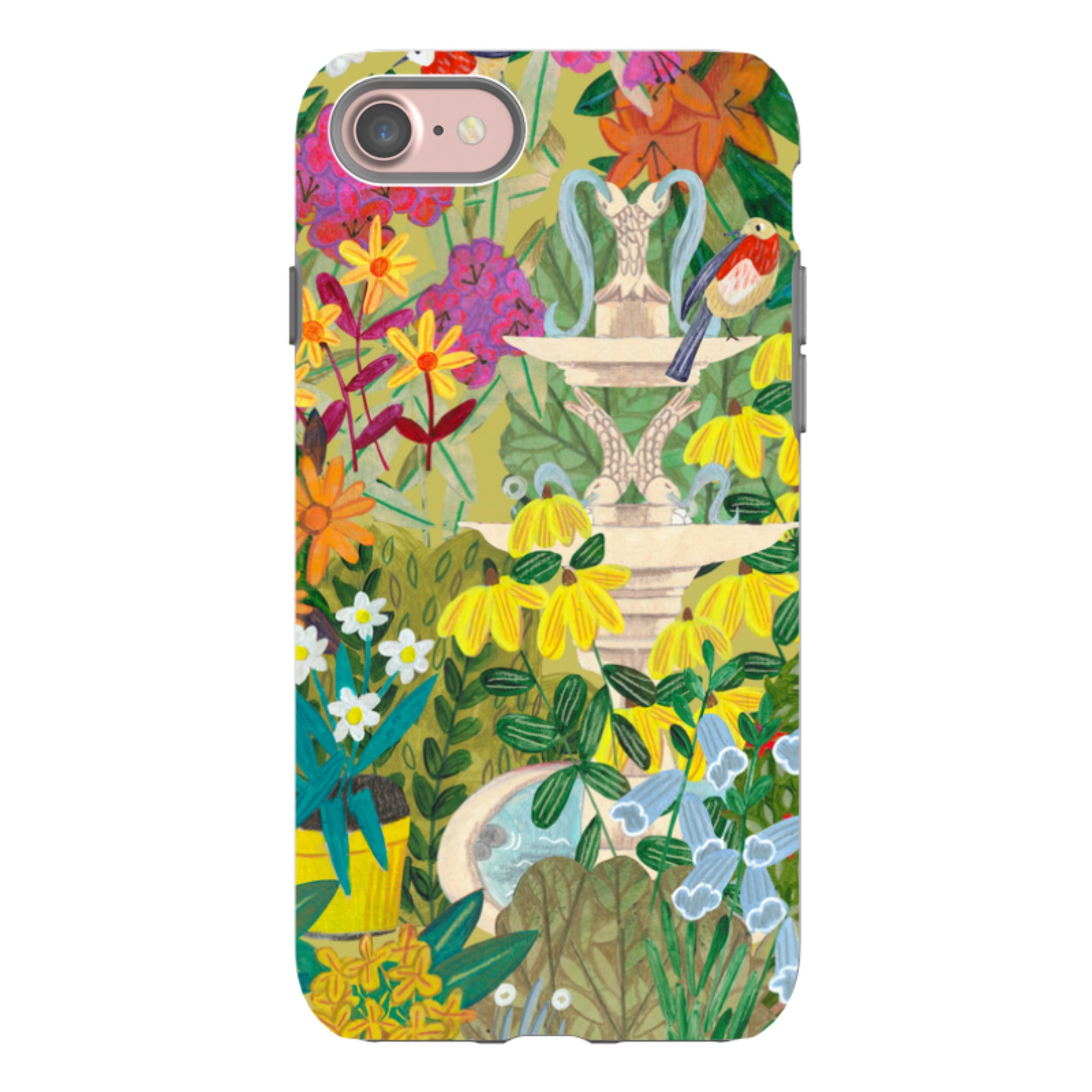 iPhone Tough Case - Floral Garden By Caroline Bonne Muller