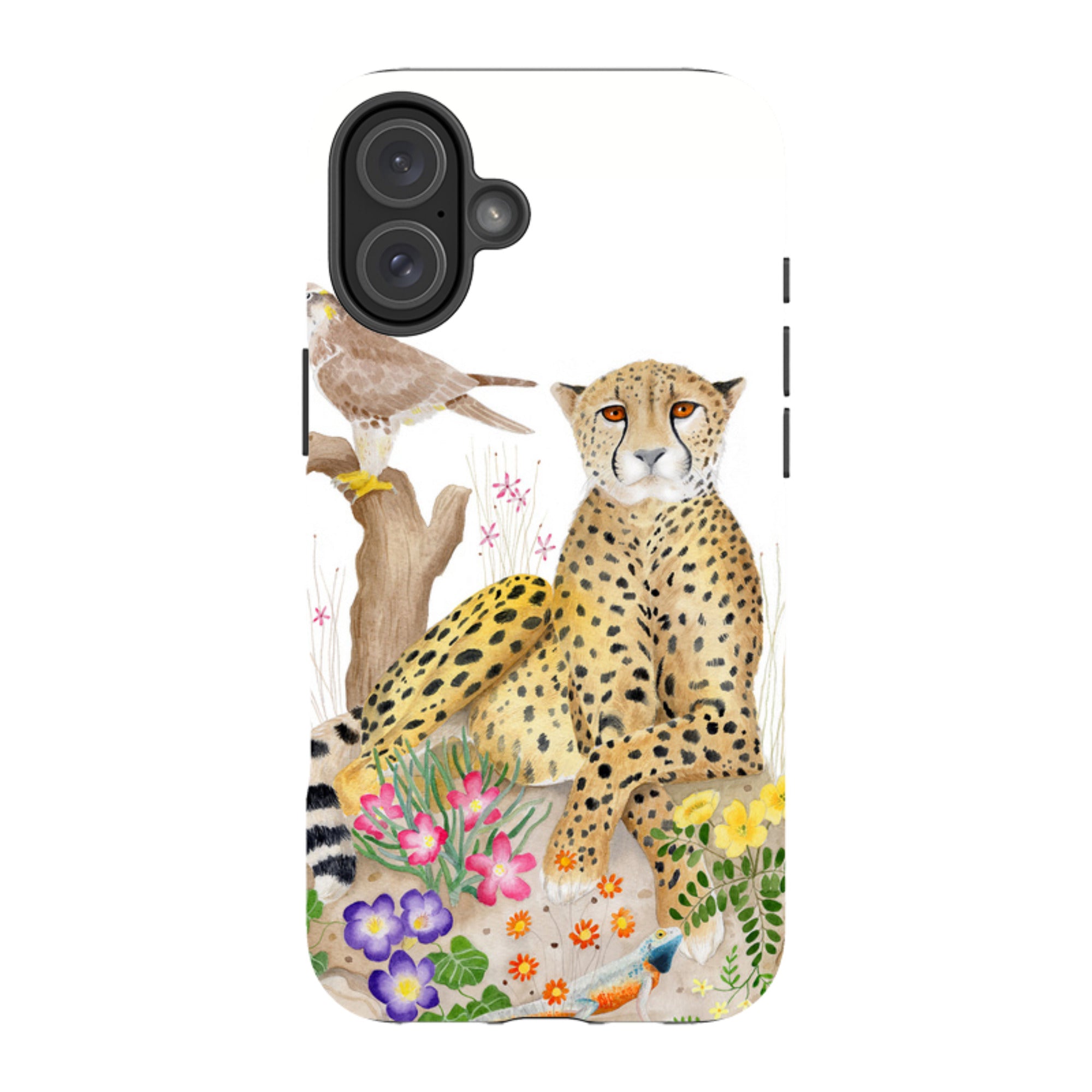 iPhone Tough Case - Botswana Cheetah By Bex Parkin