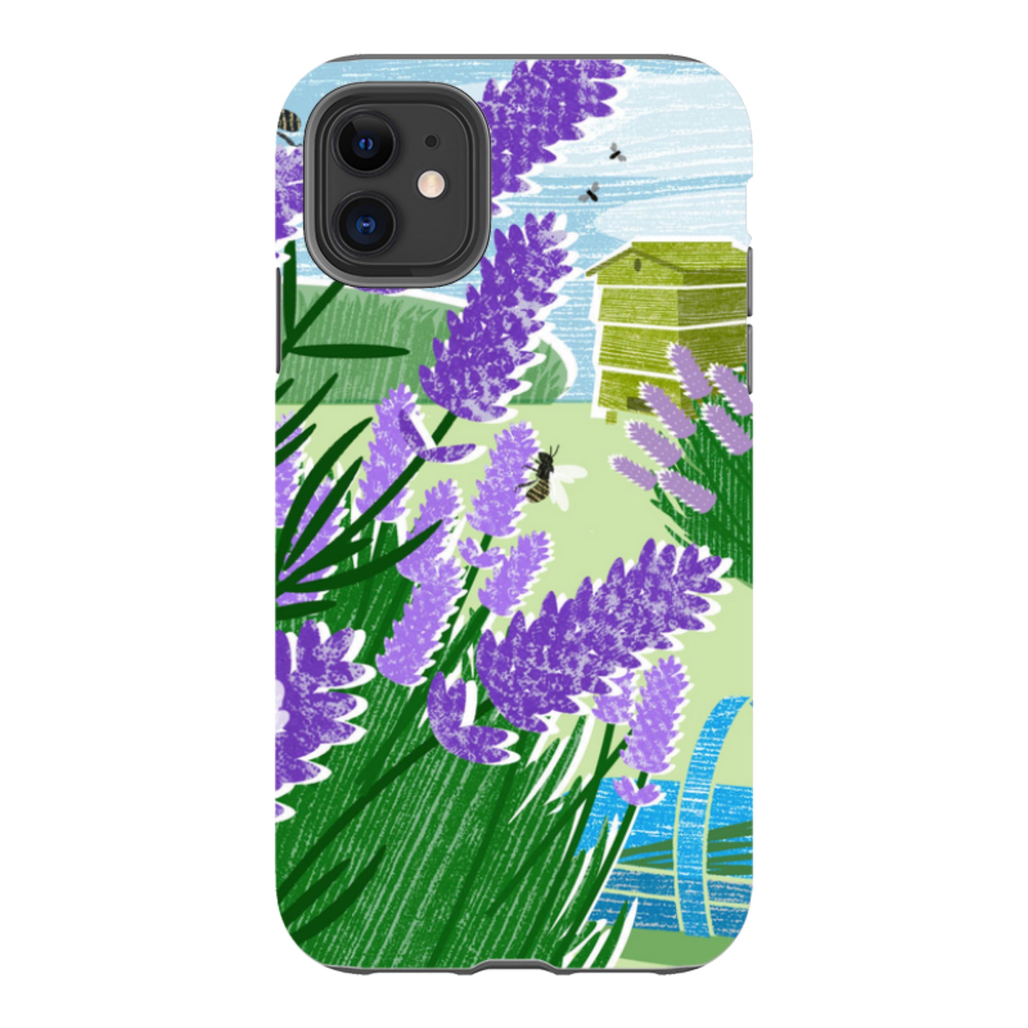 iPhone Tough Case - Lavender Garden By Liane Payne