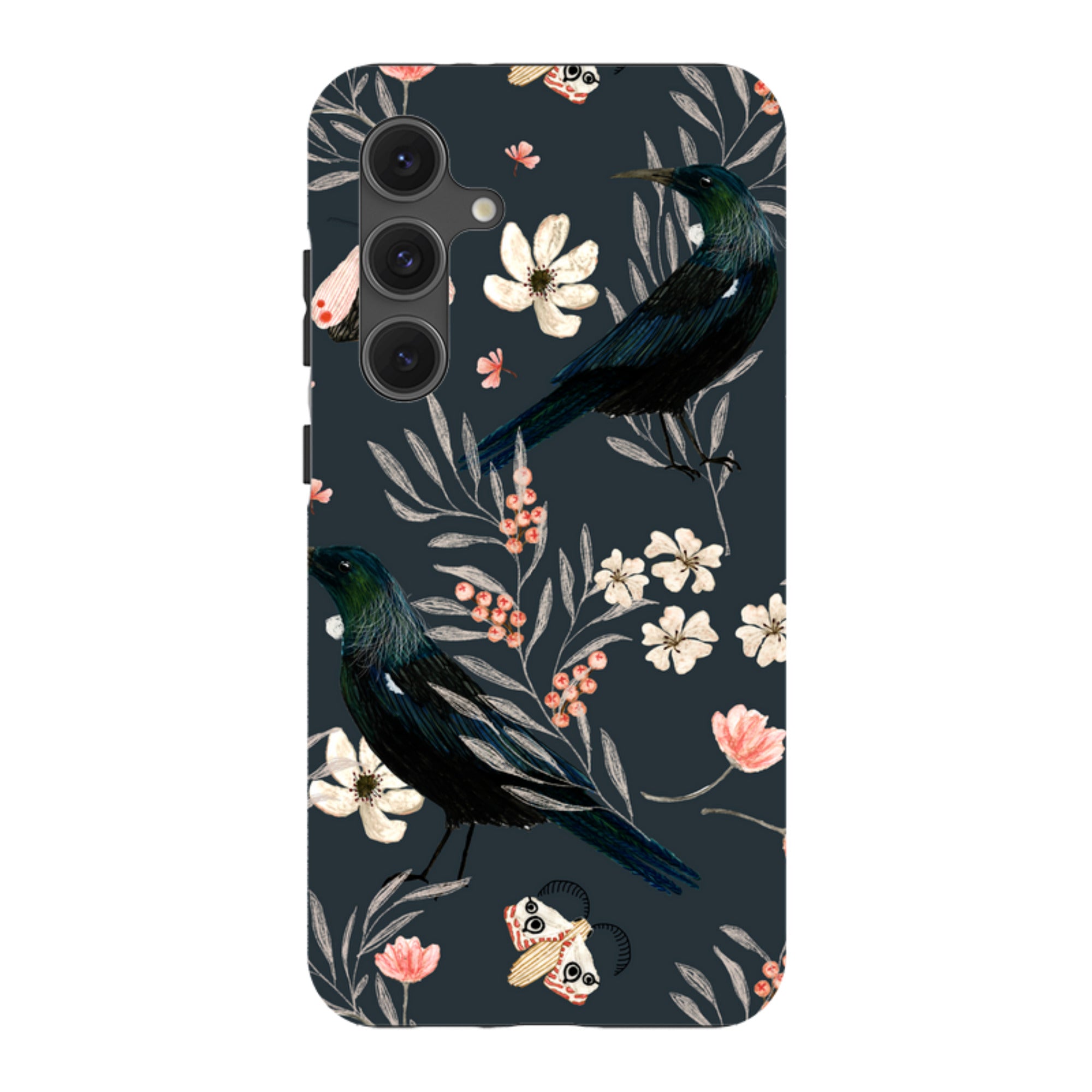 Samsung Tough Case - Moths And Tuis By Katherine Quinn