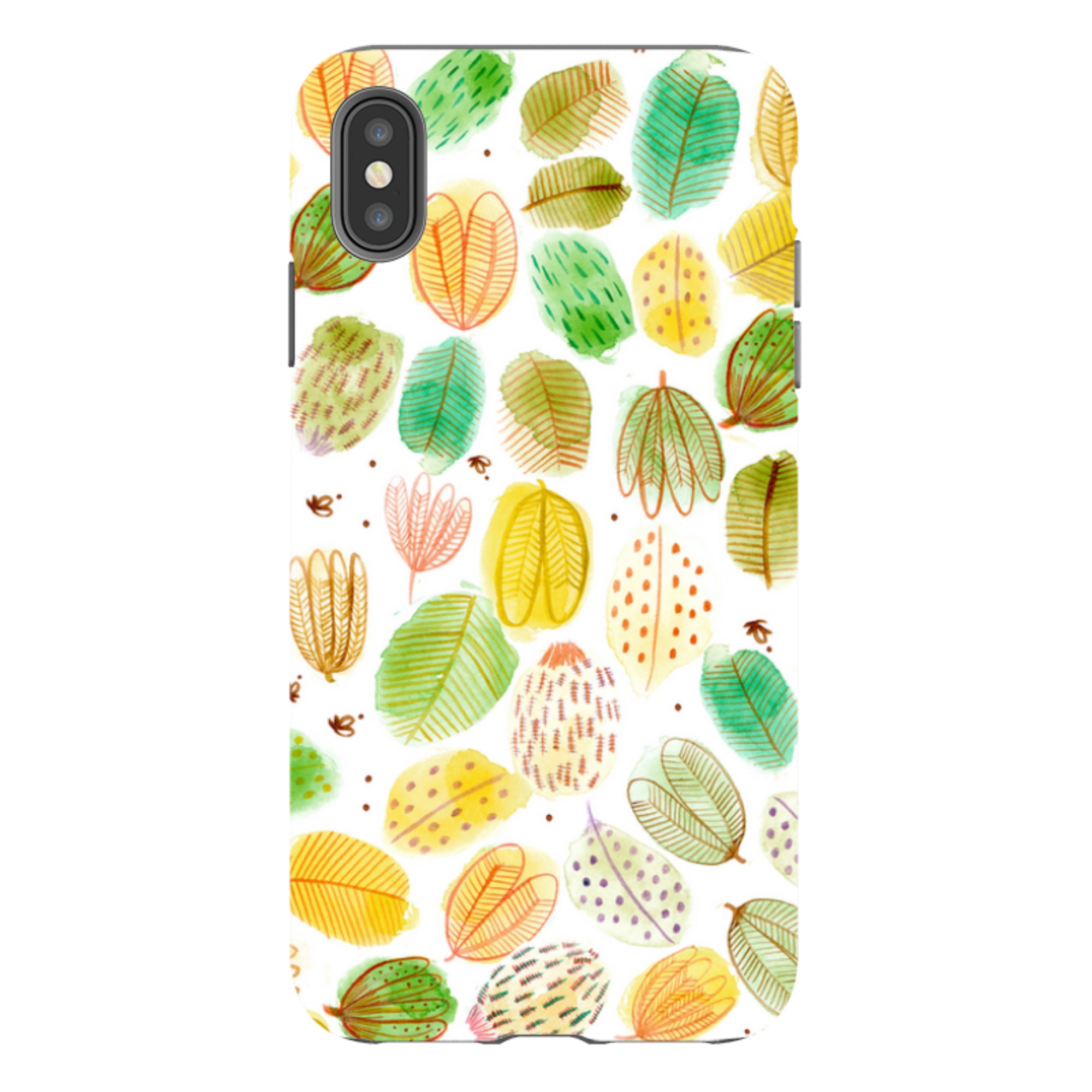 iPhone Tough Case - Leaves By Gabriela Larios