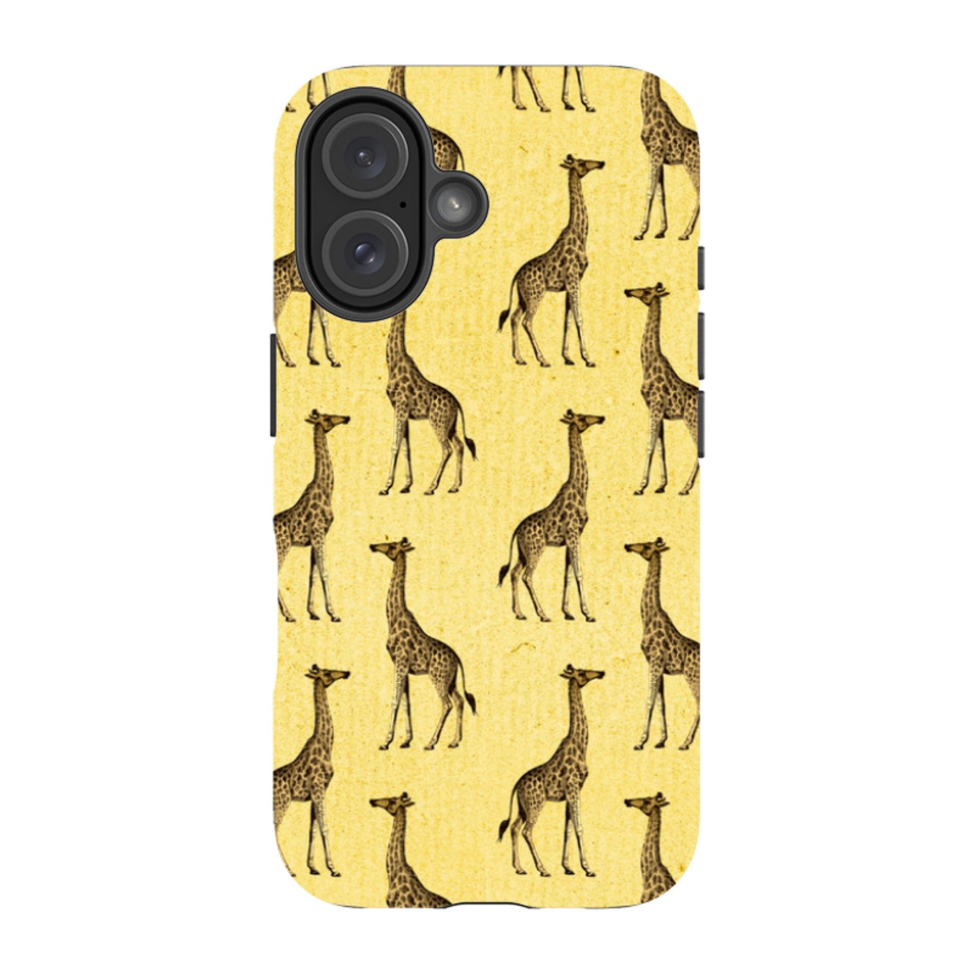 iPhone Tough Case - Yellow Giraffe