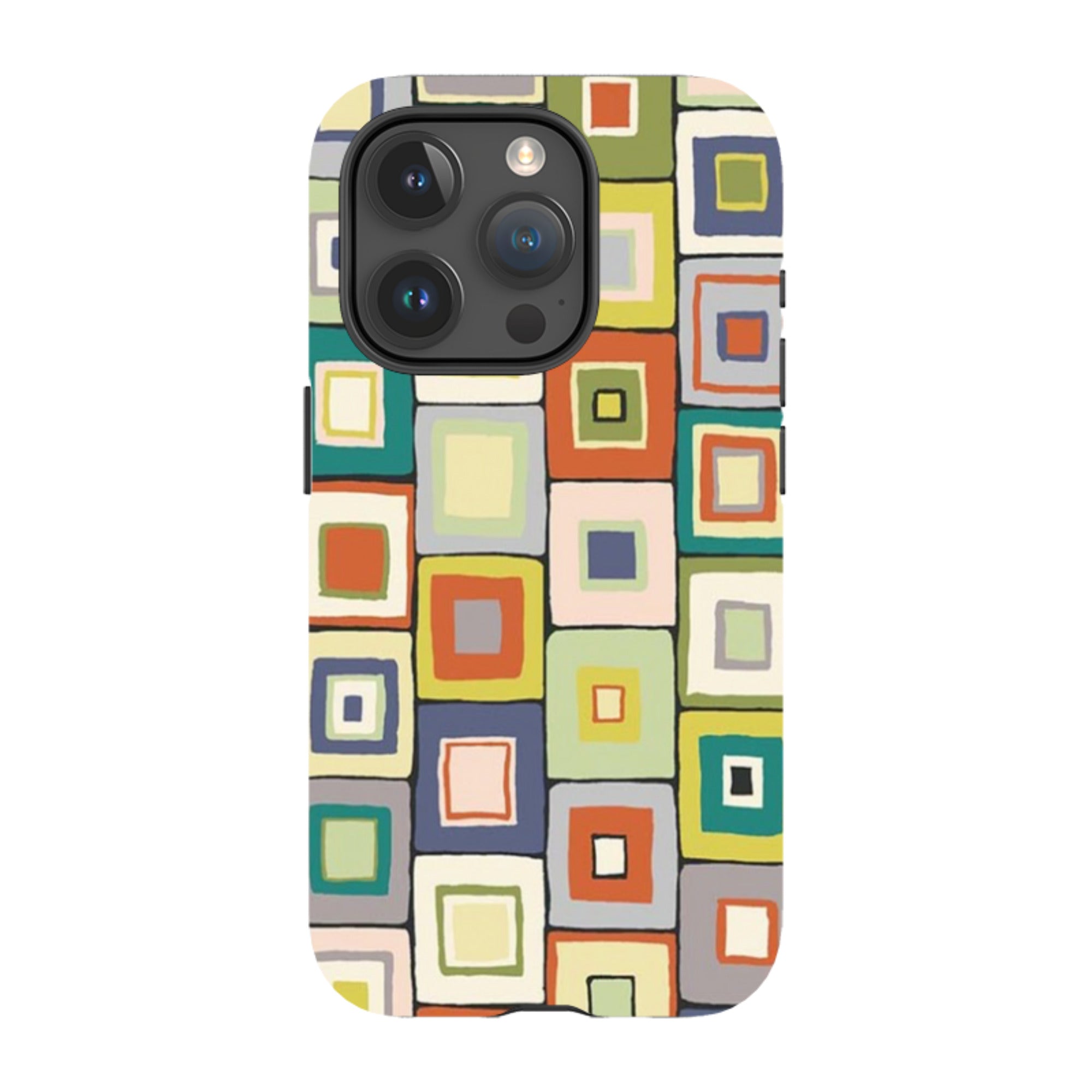 iPhone Tough Case - Atelier Blanket Squares Urbane By Sarah Campbell