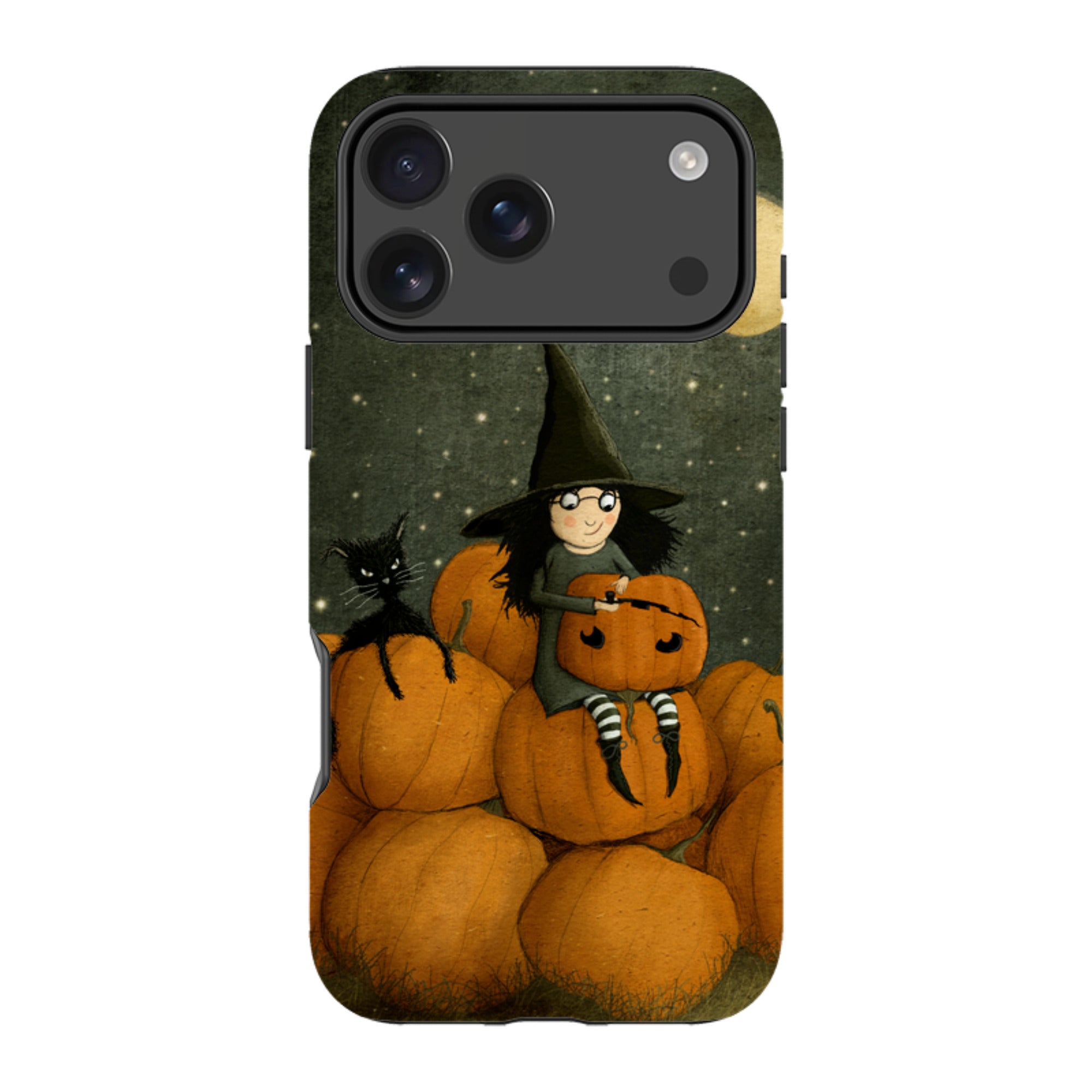 iPhone MagSafe Tough Case - Pumpkin Witch By Maja Lindberg