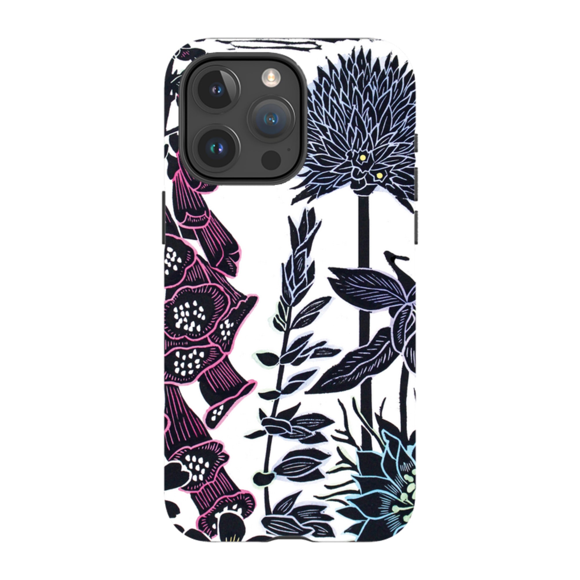 iPhone Tough Case - Foxgloves By Kate Heiss