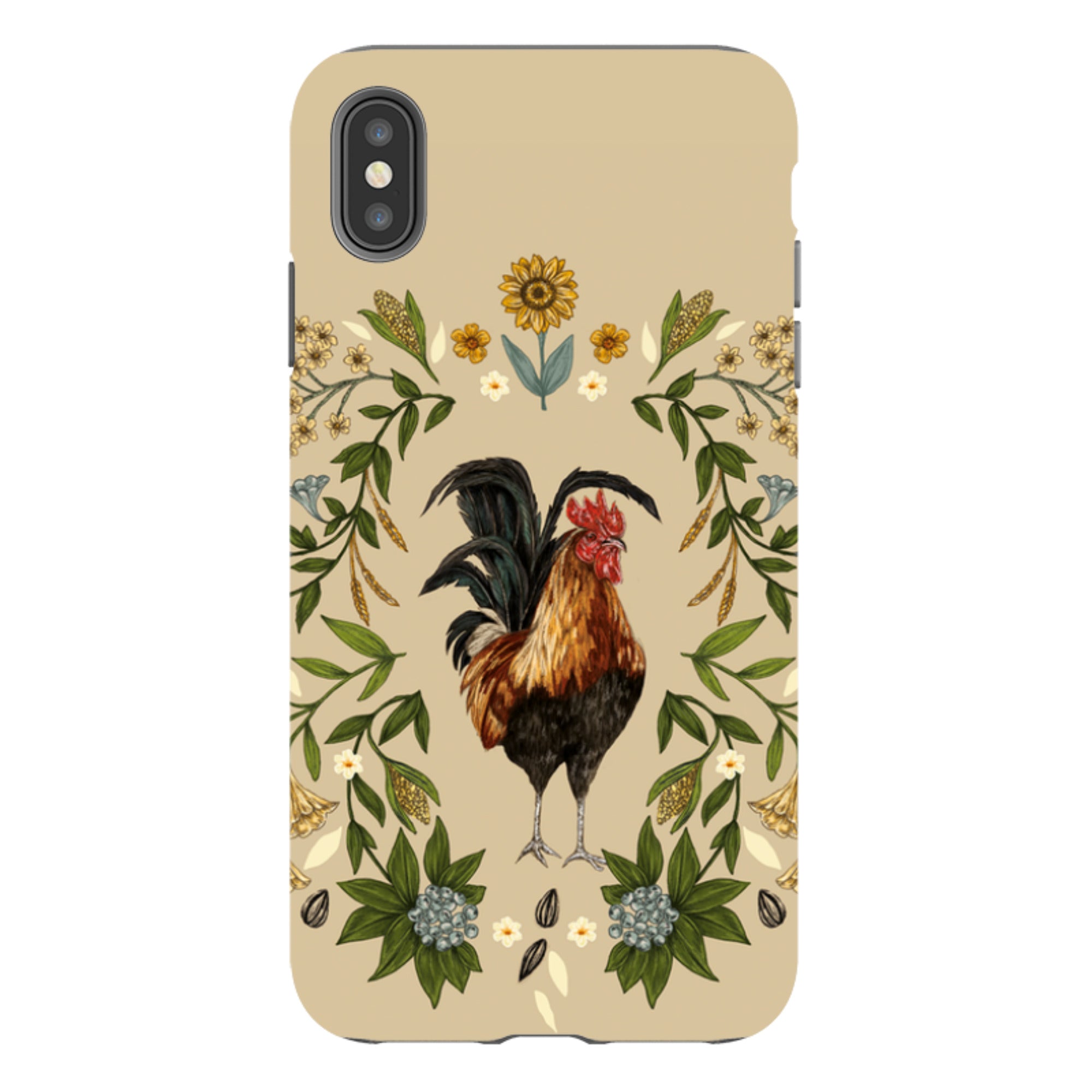iPhone Tough Case - Rooster By Jade Mosinski