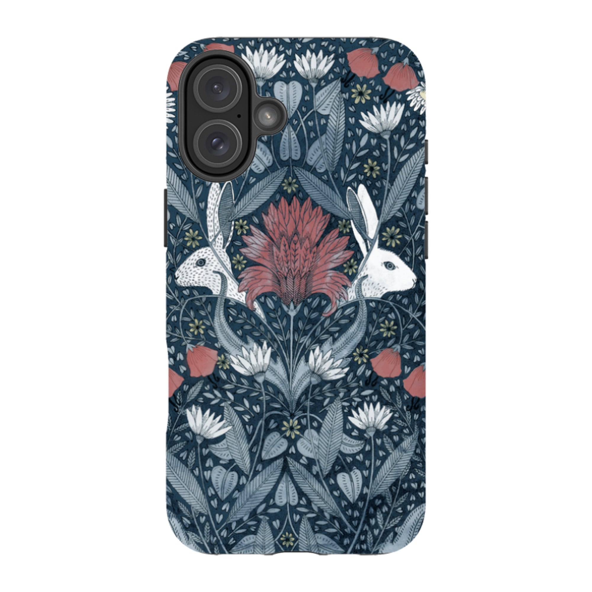 iPhone Tough Case - Two Rabbits By Maria Matos