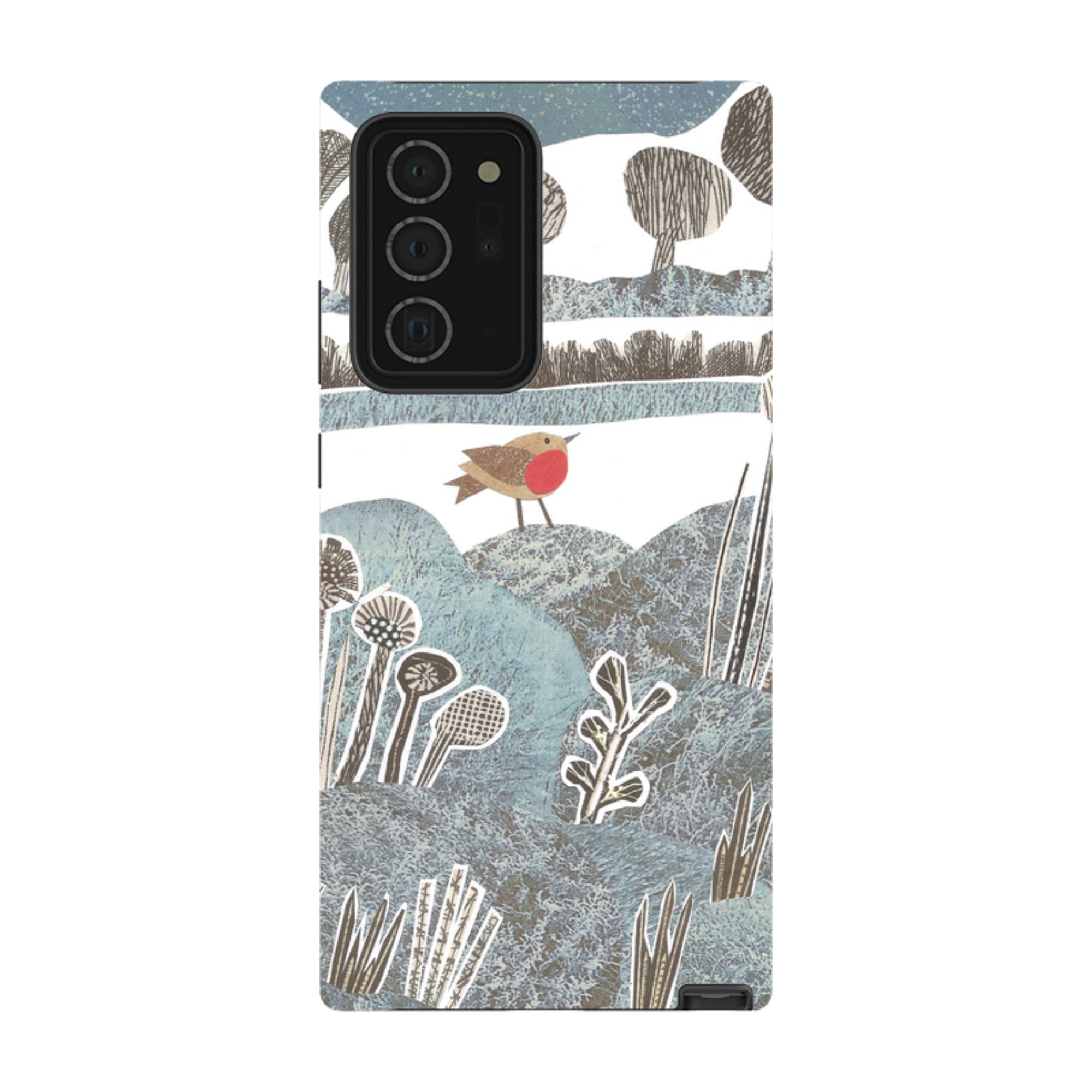 Samsung Tough Case - Frost Robin By Jane Robbins