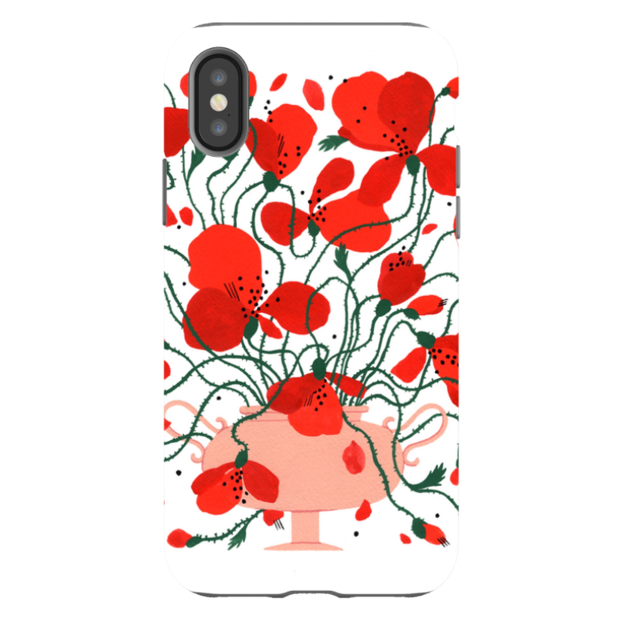 iPhone Tough Case - Poppies By Madalina Andronic