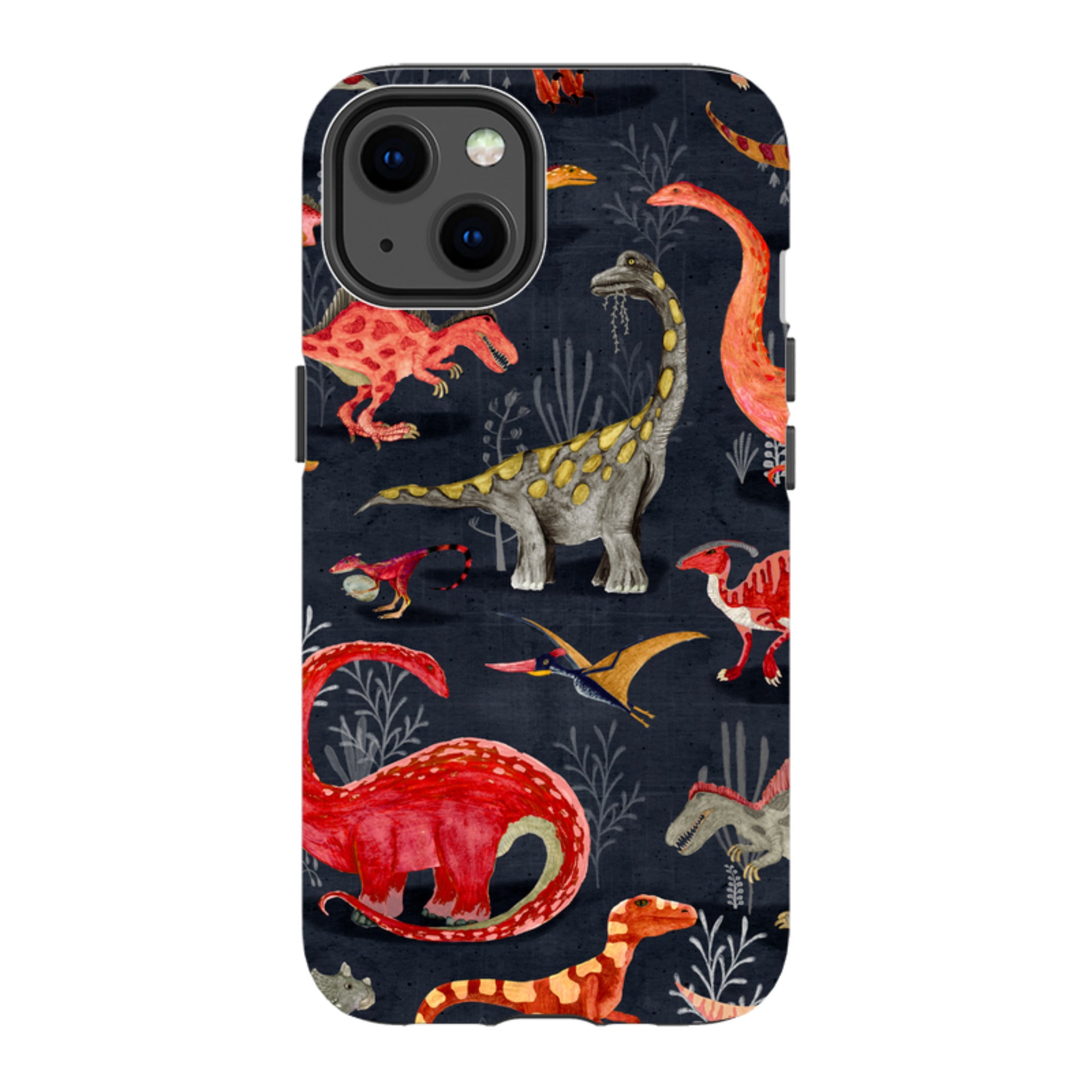 iPhone MagSafe Tough Case - Parisian Dinosaurs By Katherine Quinn