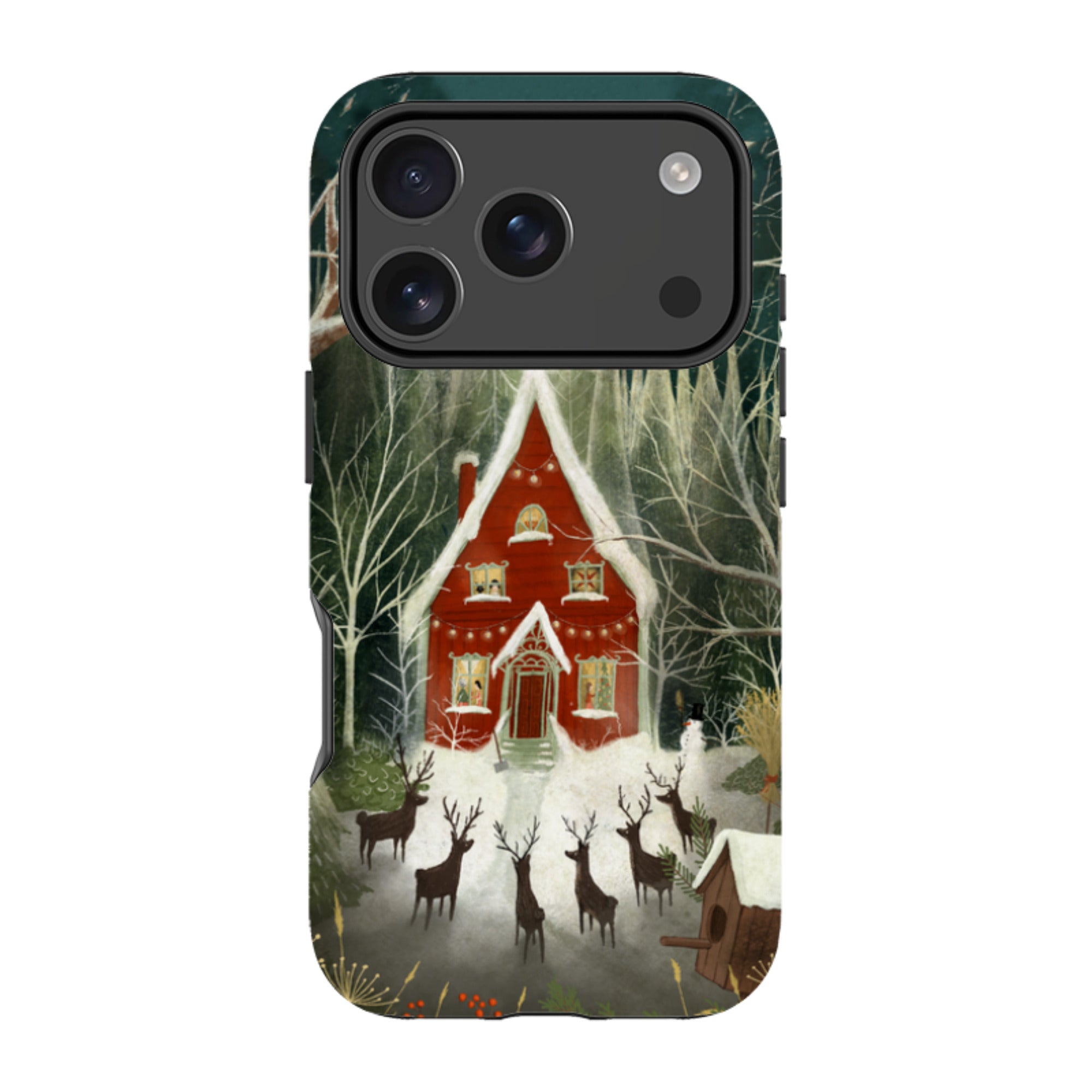 iPhone MagSafe Tough Case - Christmas Garden Night By Maja Lindberg