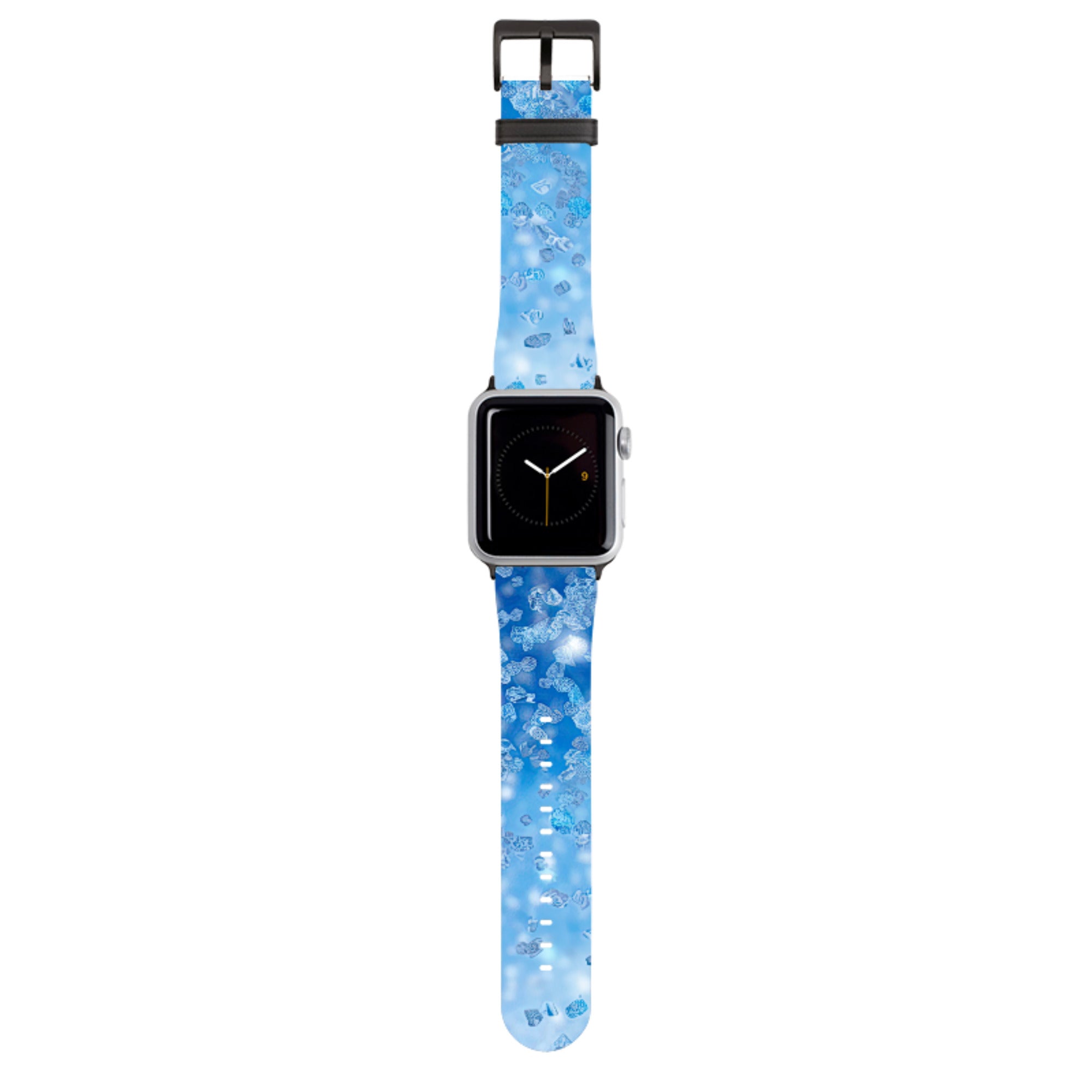 Blue Glitter Apple Watch Strap