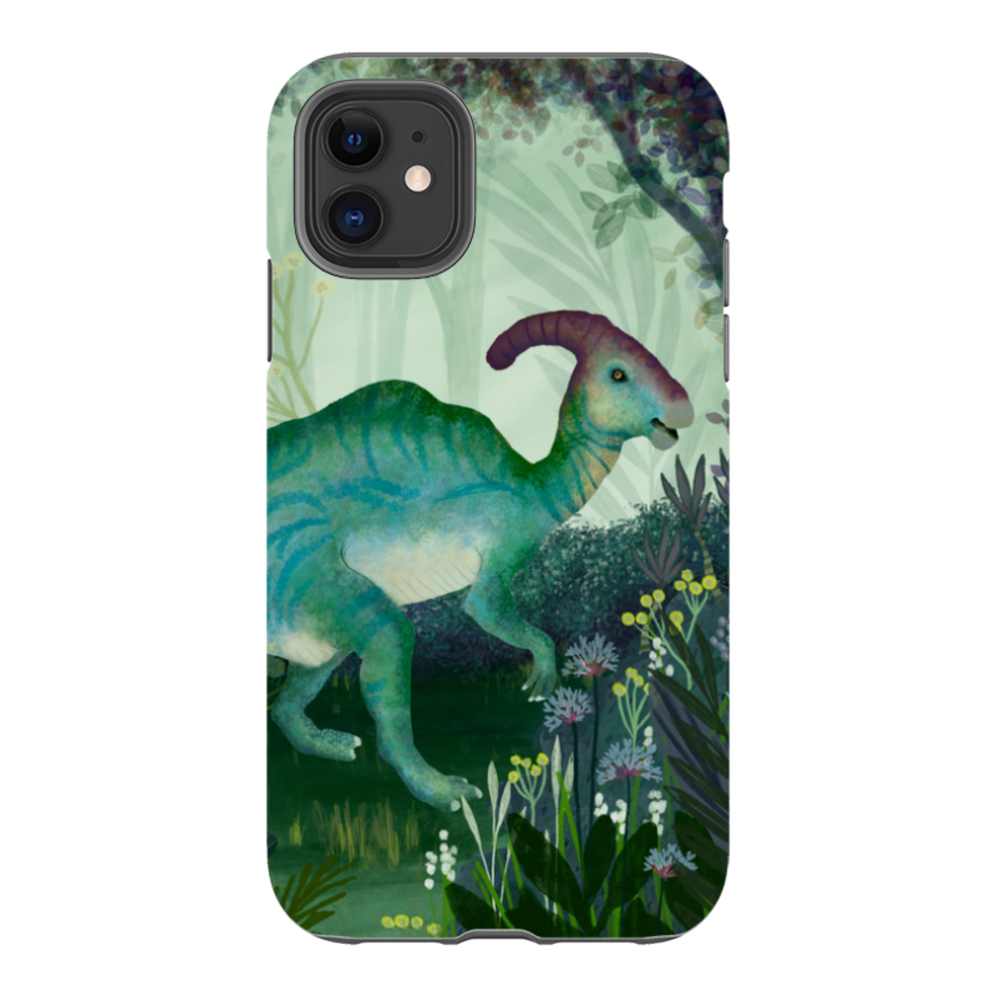 iPhone Tough Case - Dino Park III By Katherine Quinn