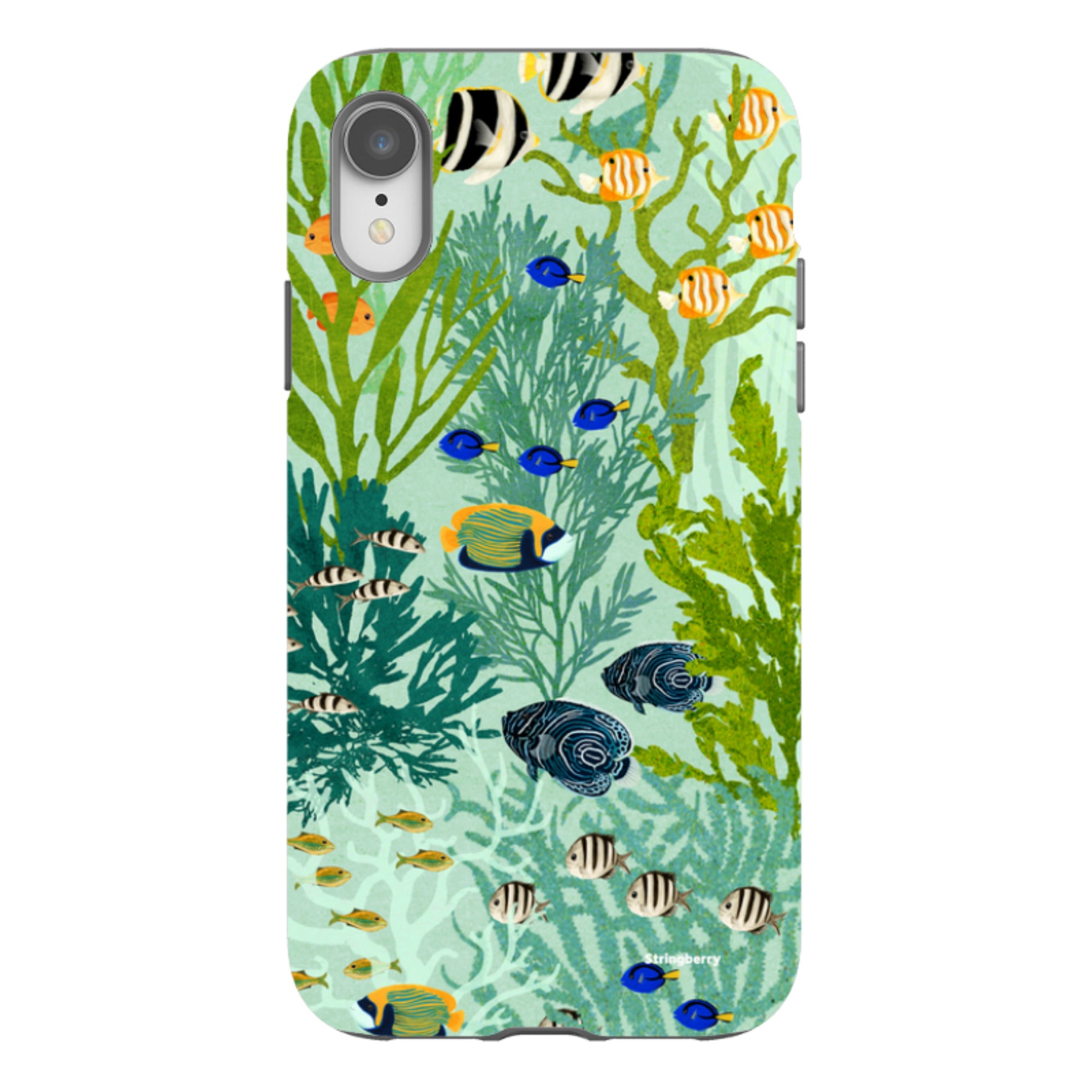 iPhone Tough Case - Coral Forest By Katherine Quinn