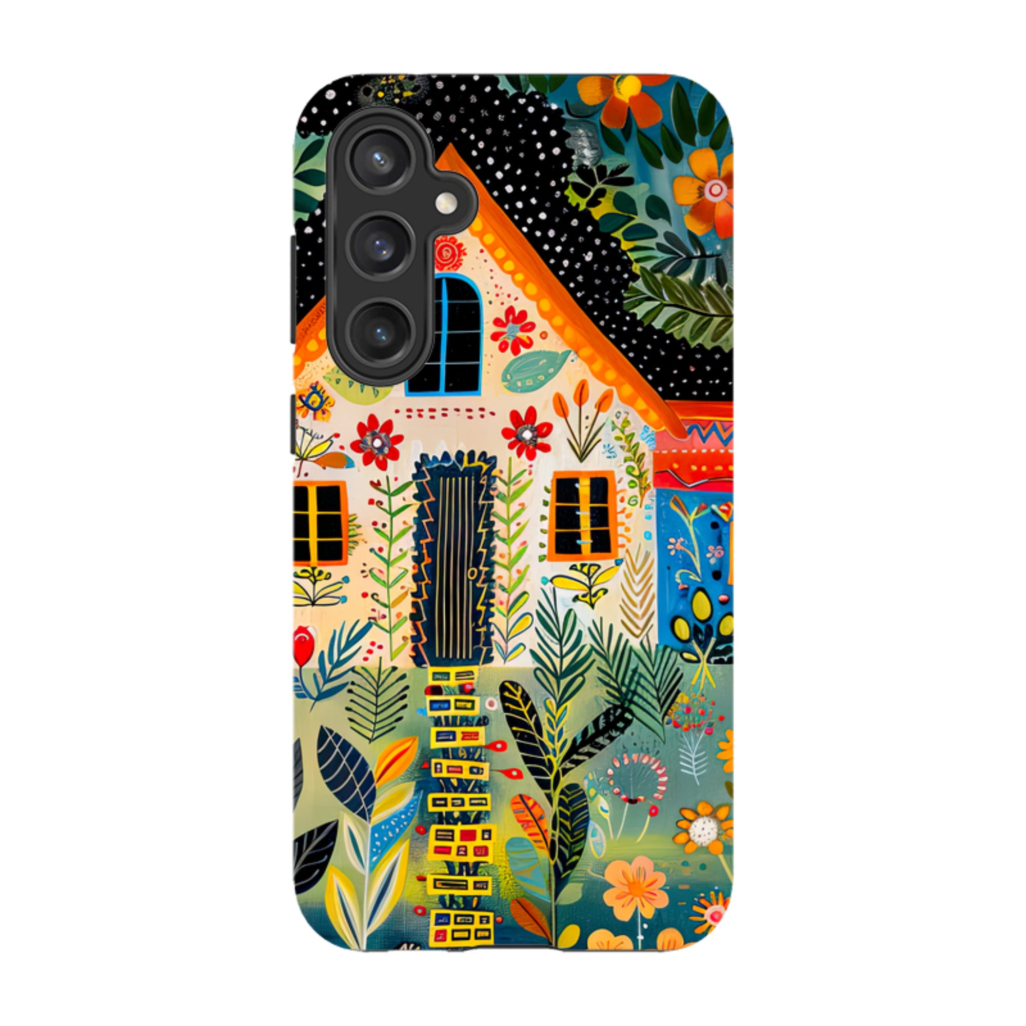 Samsung Tough Case - Folk Art House II