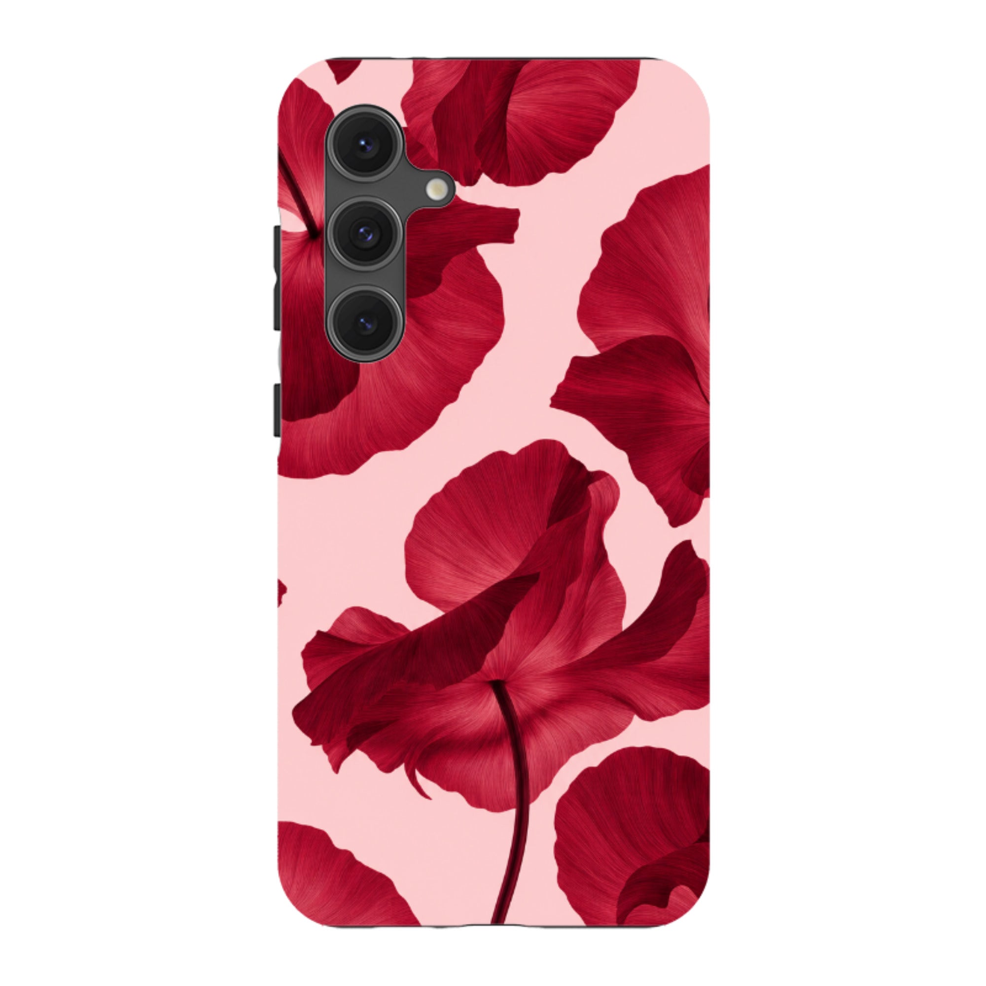 Samsung Tough Case - Burgundy Poppy