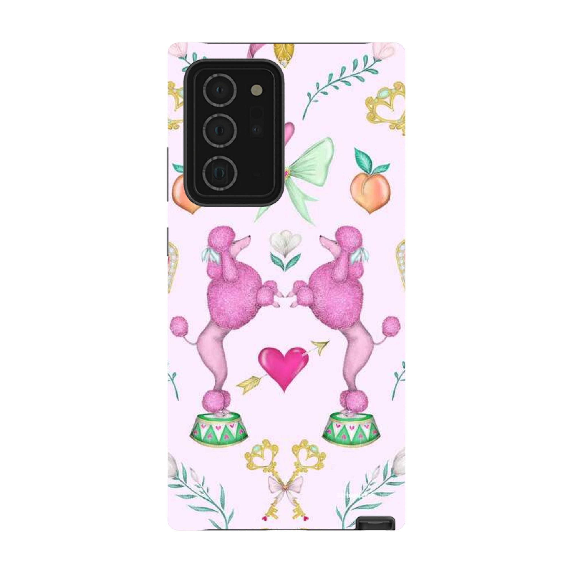 Samsung Tough Case - Pink Poodle Parlour Sugar By Catherine Rowe